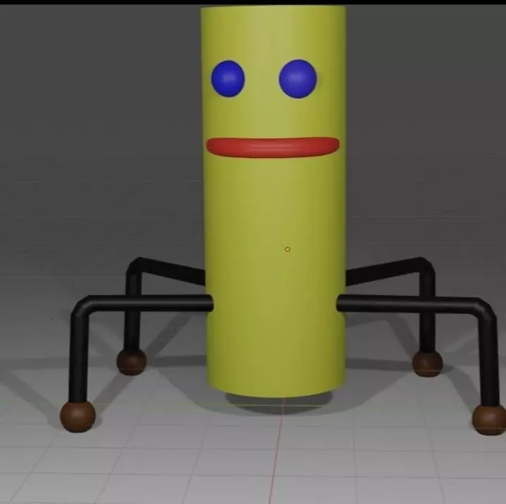 4 Legged Creature Low-poly 3D model_0