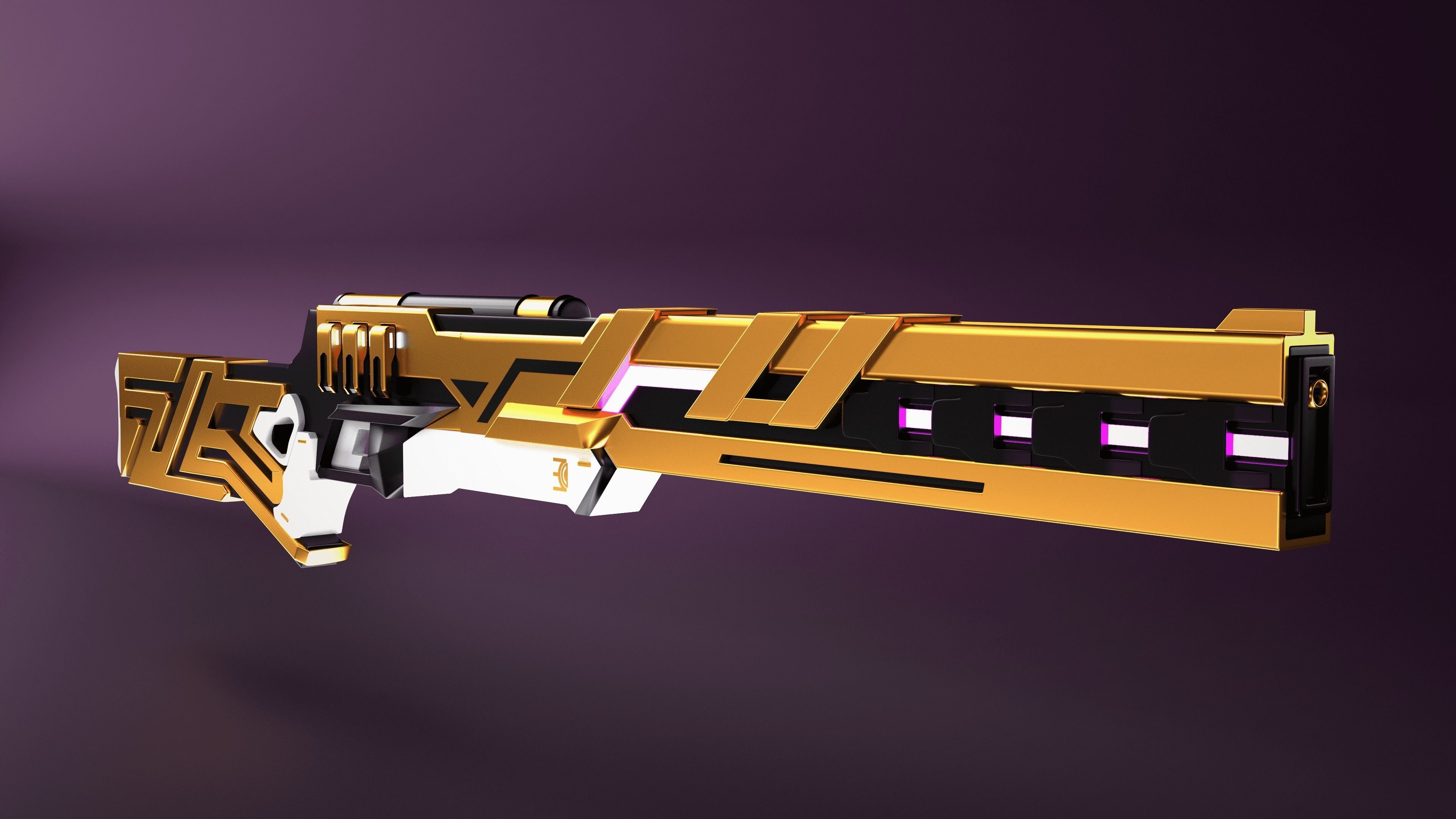 CHAMBER SNIPER TOUR DE FORCE VALORANT 3D model_6