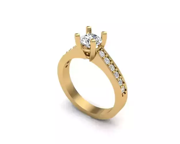 Solitaire ring