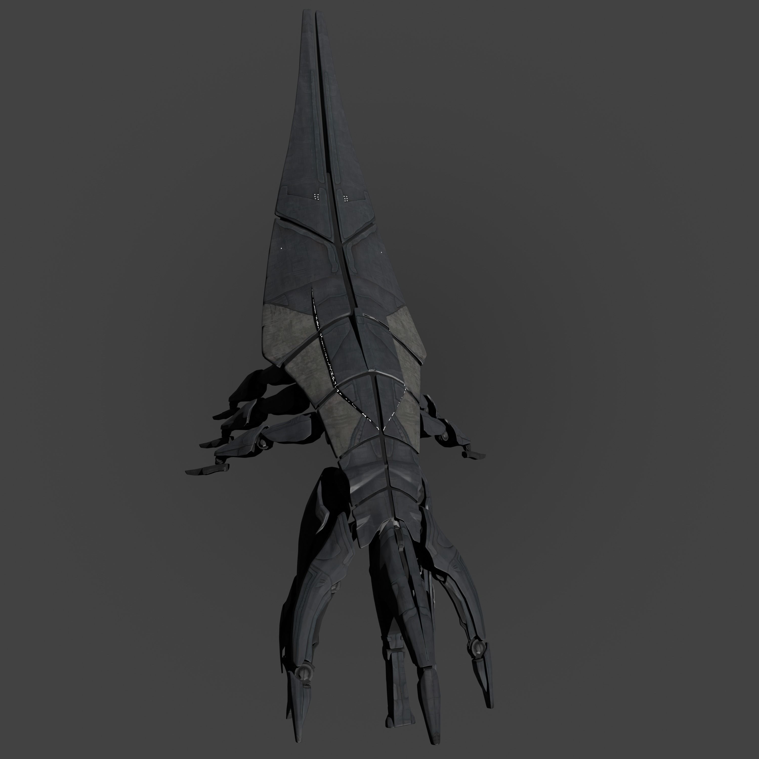 Mass Effect  Reaper 3D model Game-ready  Rigged Low-poly 3D model_1