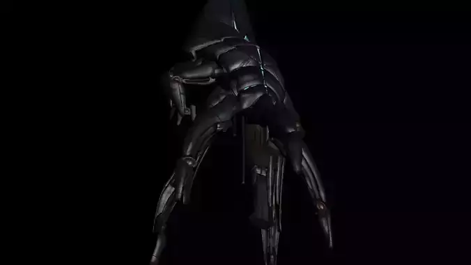 Mass Effect  Reaper 3D model Game-ready  Rigged