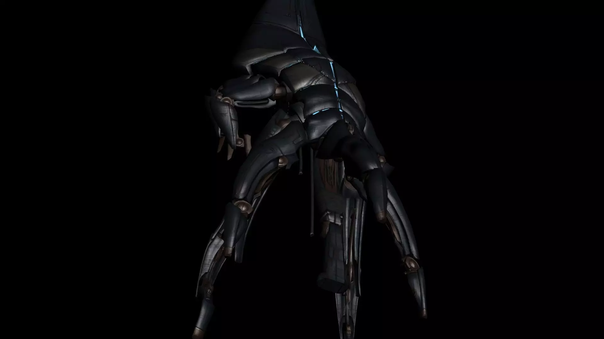 Mass Effect  Reaper 3D model Game-ready  Rigged Low-poly 3D model_0