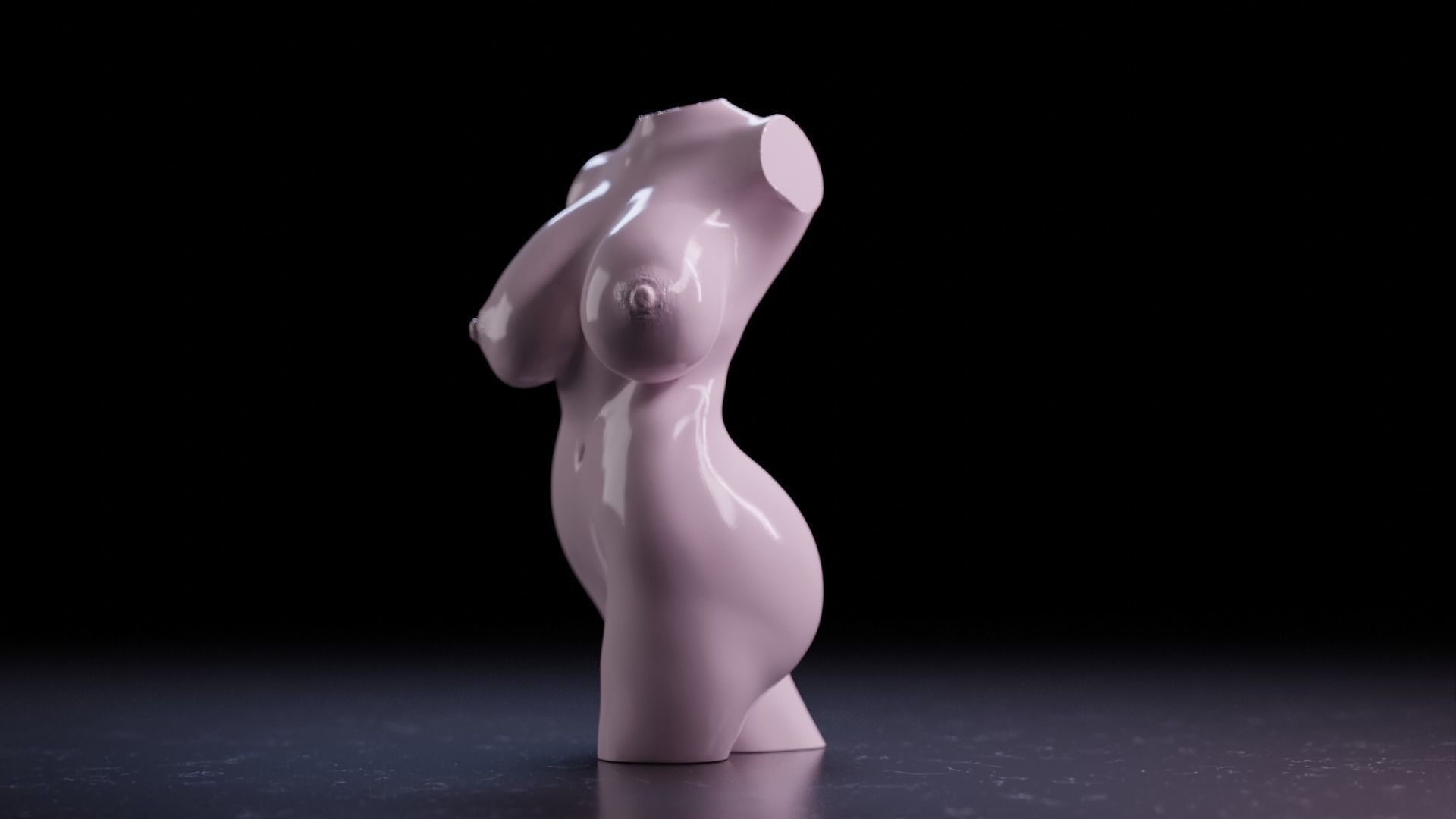 Sexy Woman Statue 12 3D print model_24