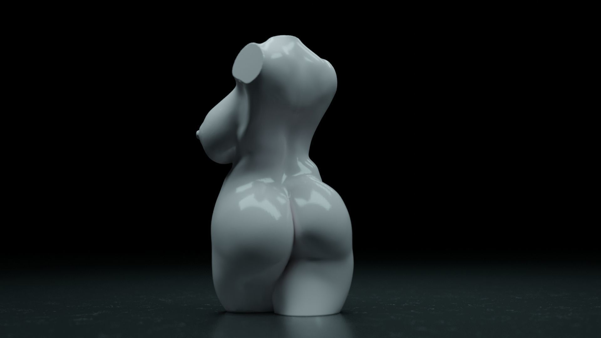 Sexy Woman Statue 12 3D print model_12