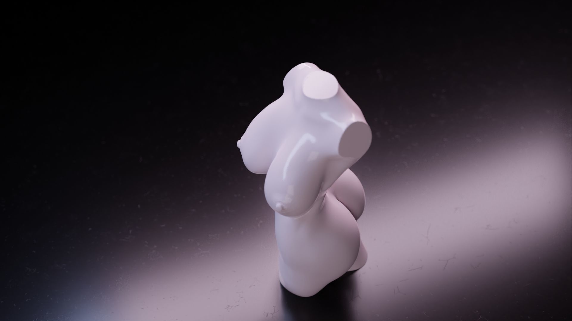 Sexy Woman Statue 12 3D print model_17