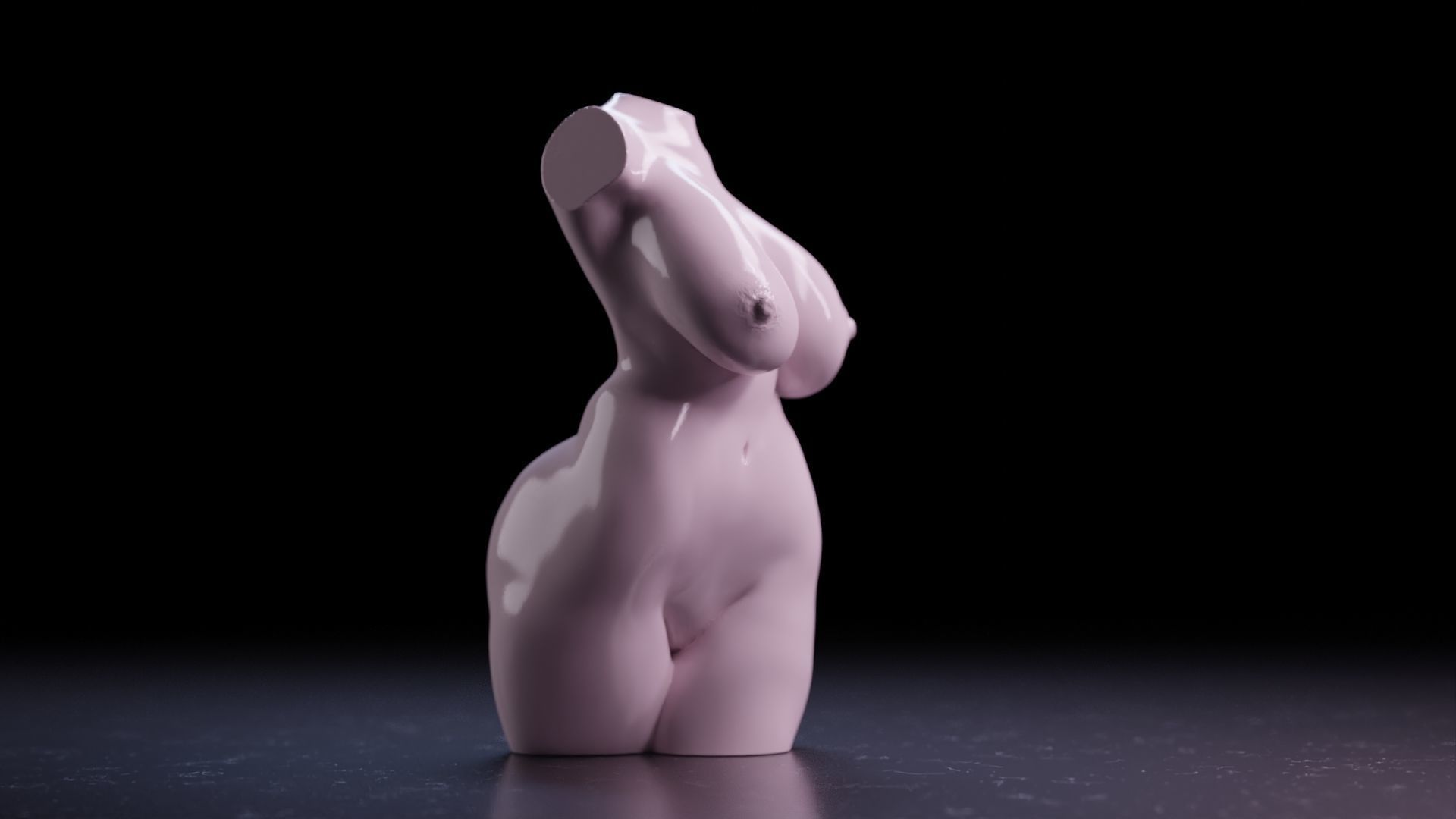 Sexy Woman Statue 12 3D print model_8