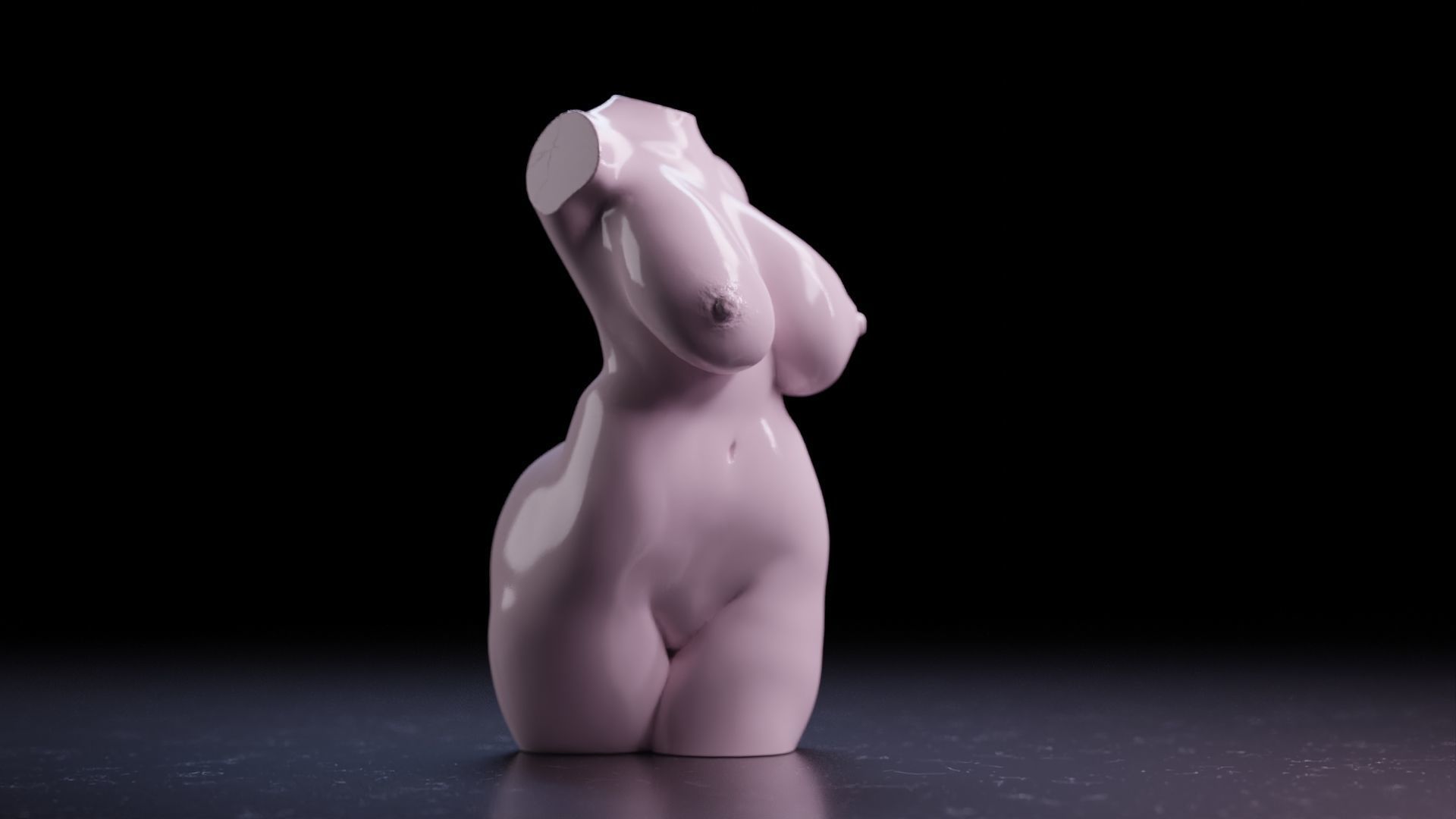 Sexy Woman Statue 12 3D print model_7