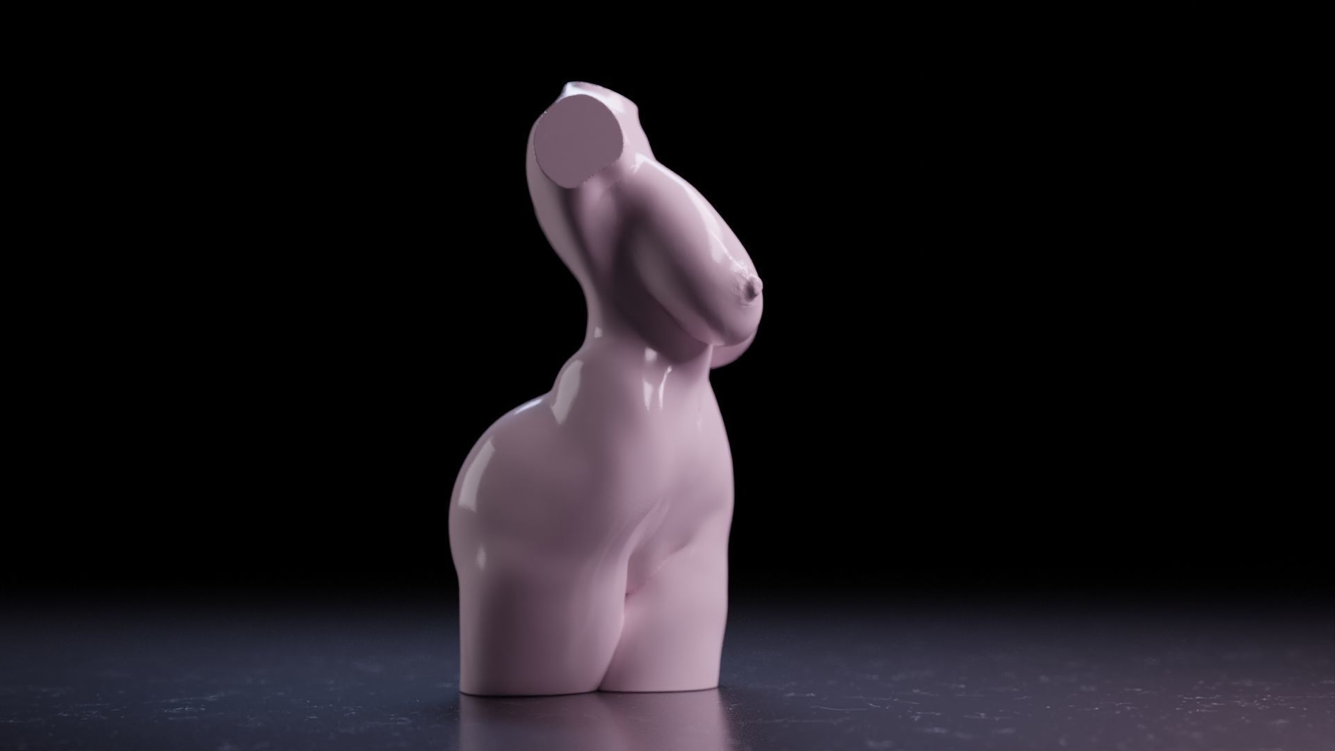 Sexy Woman Statue 12 3D print model_10