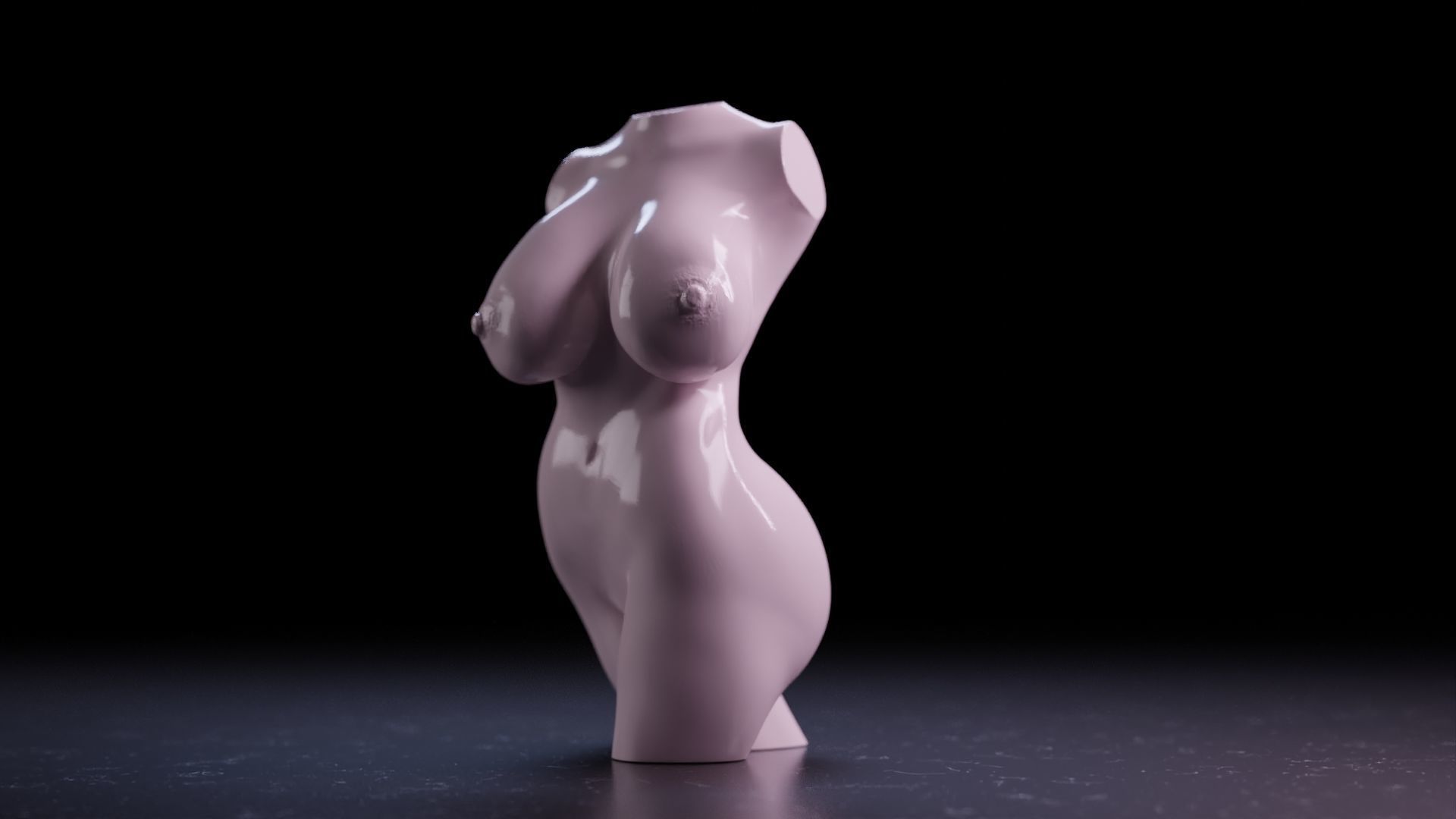 Sexy Woman Statue 12 3D print model_25