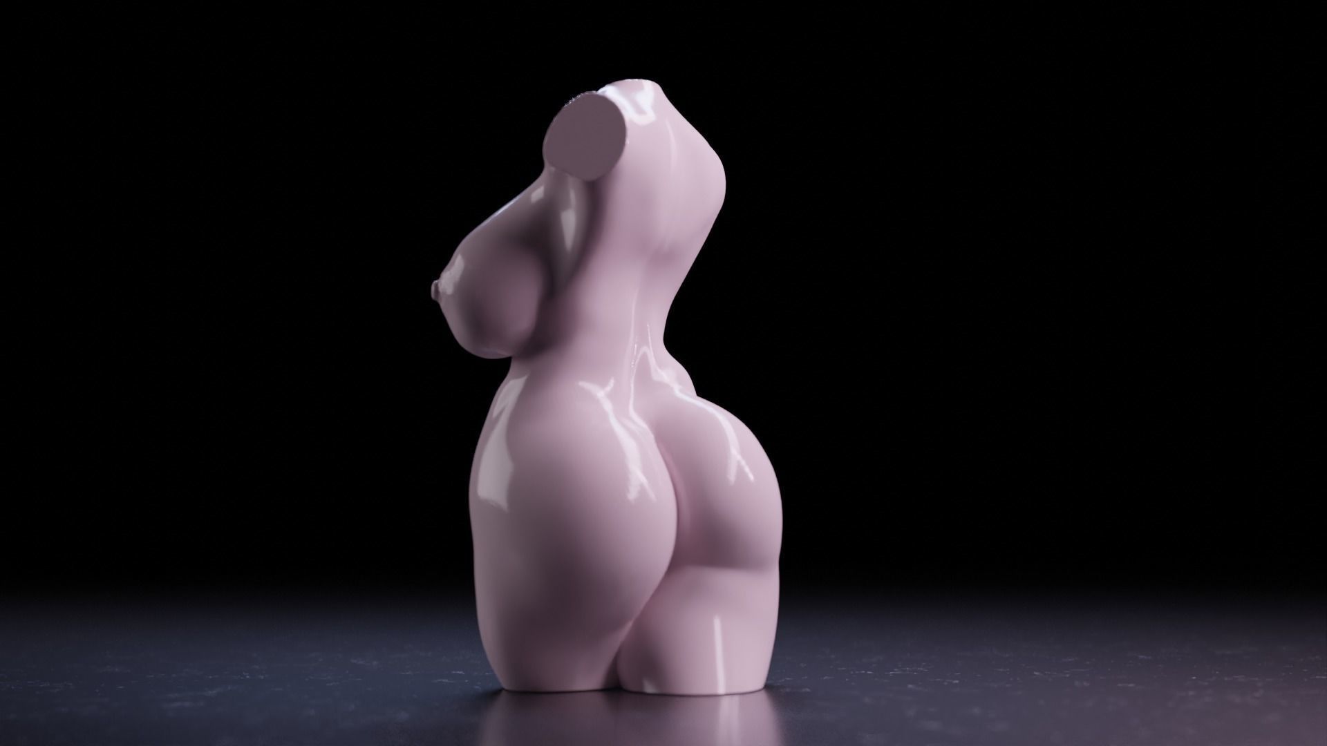 Sexy Woman Statue 12 3D print model_21