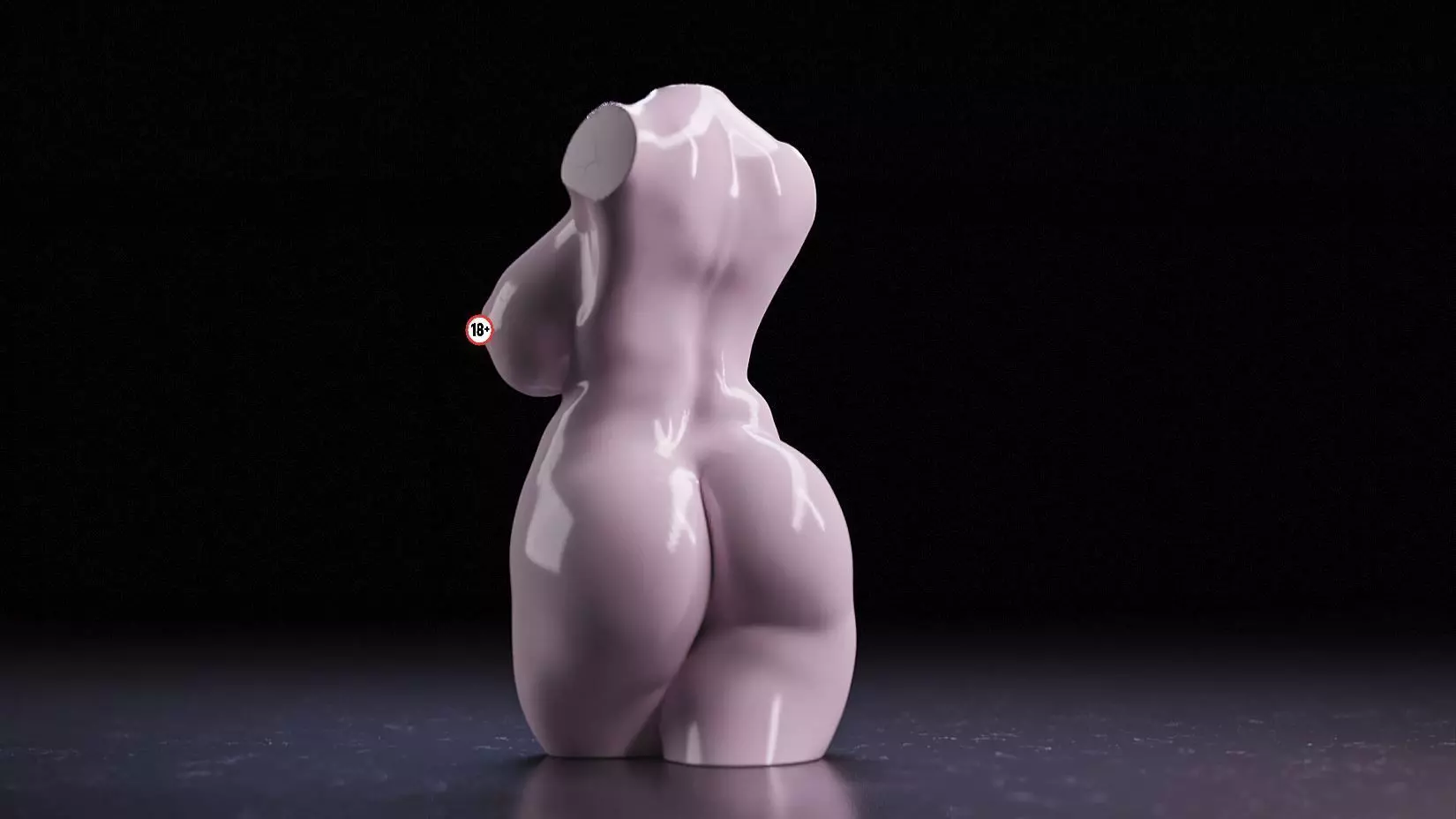 Sexy Woman Statue 12 3D print model_0