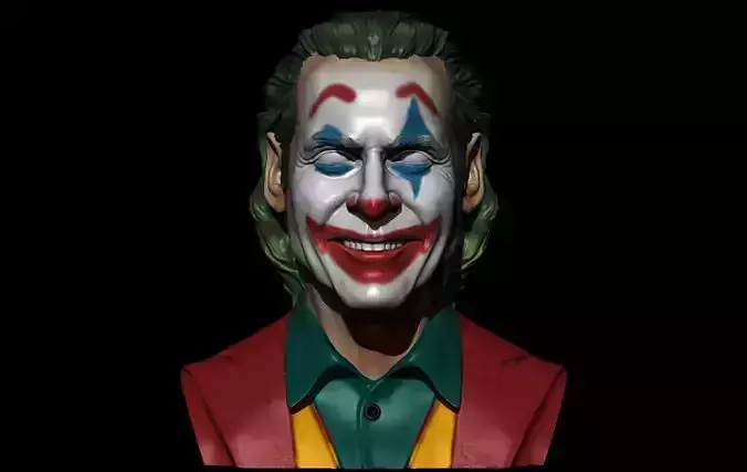 Joker 2019 Joaquin Phoenix head sculpture