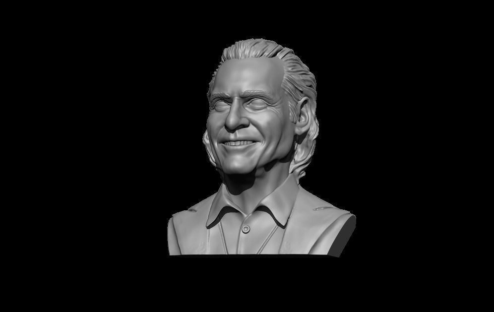 Joker 2019 Joaquin Phoenix head sculpture 3D print model_8