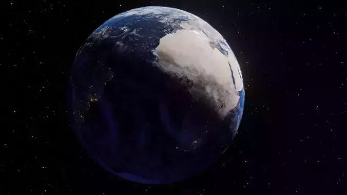 Earth in space