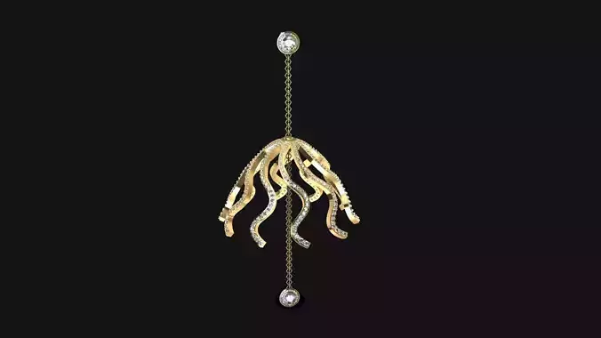 flares designer earrings stl verified