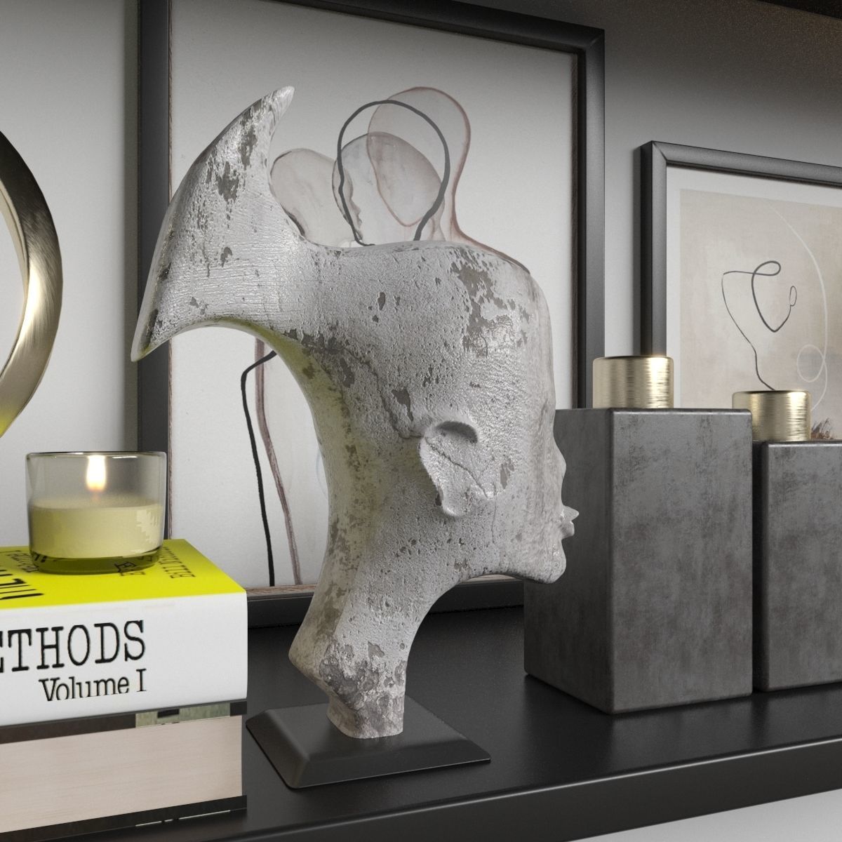 Decoration shabby chic home decor 3D model_2