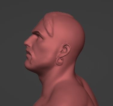 Ukrainian brave Kozak warrior stands on rock ready to print 3D print model_15