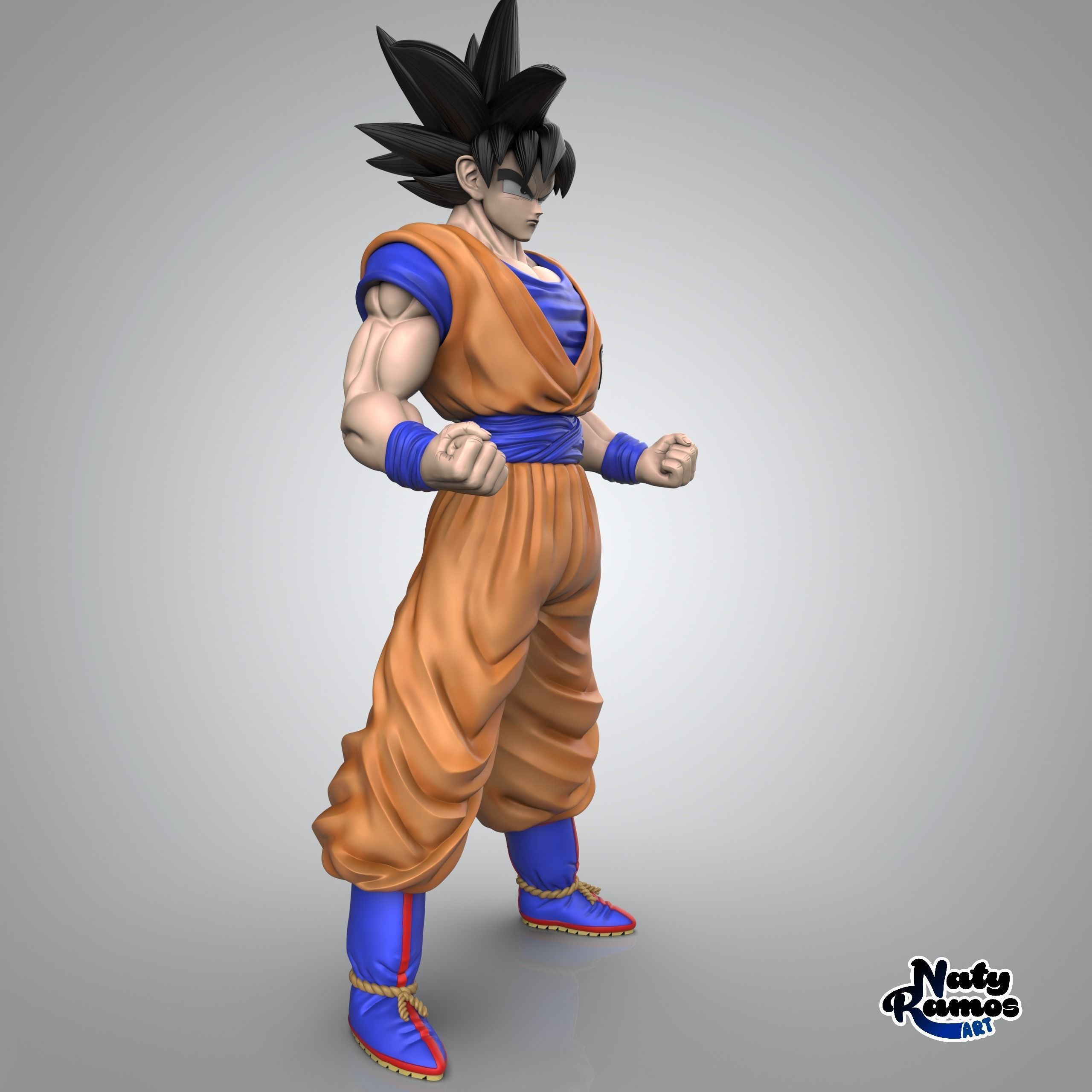 GOKU dragon ball 3D print model_2