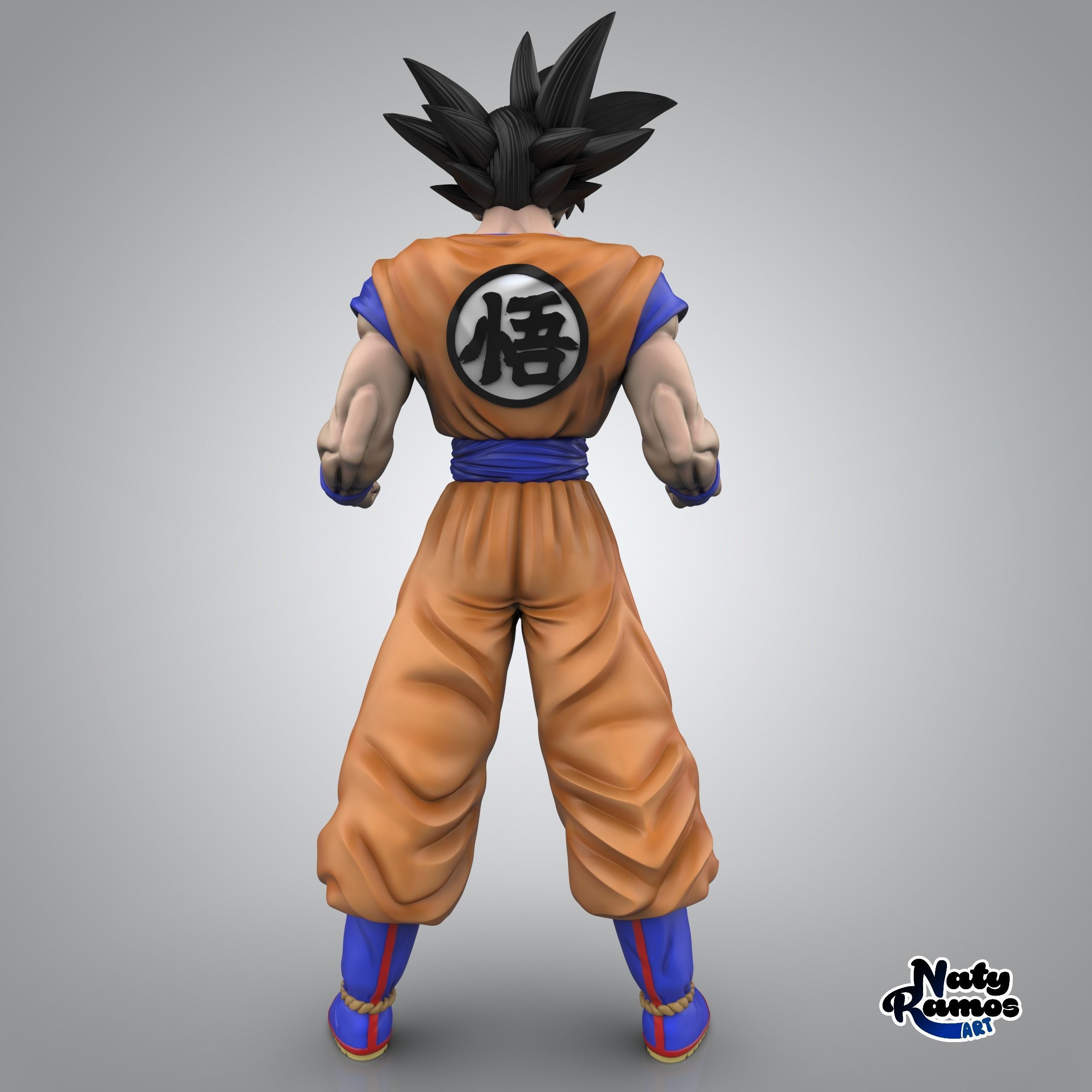 GOKU dragon ball 3D print model_3