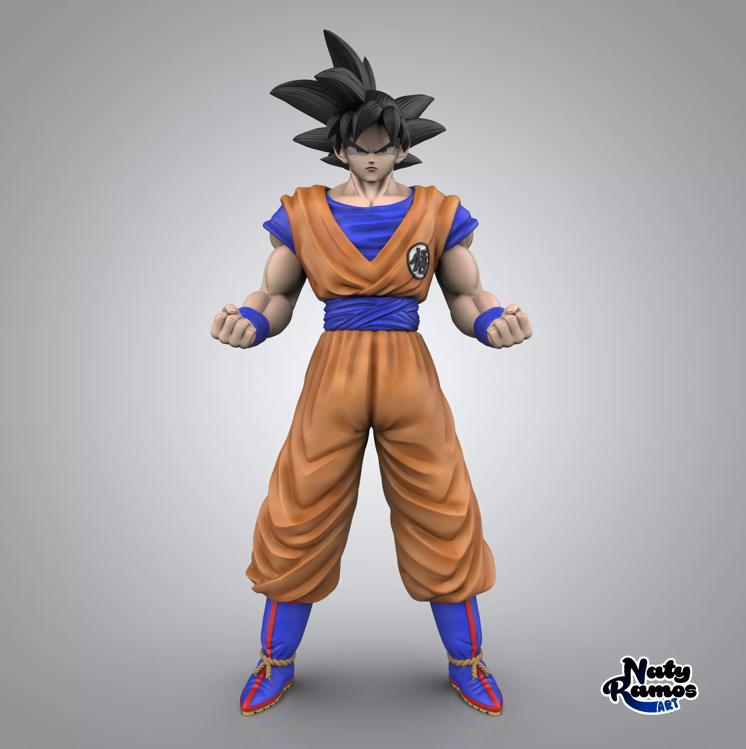 GOKU dragon ball 3D print model_0