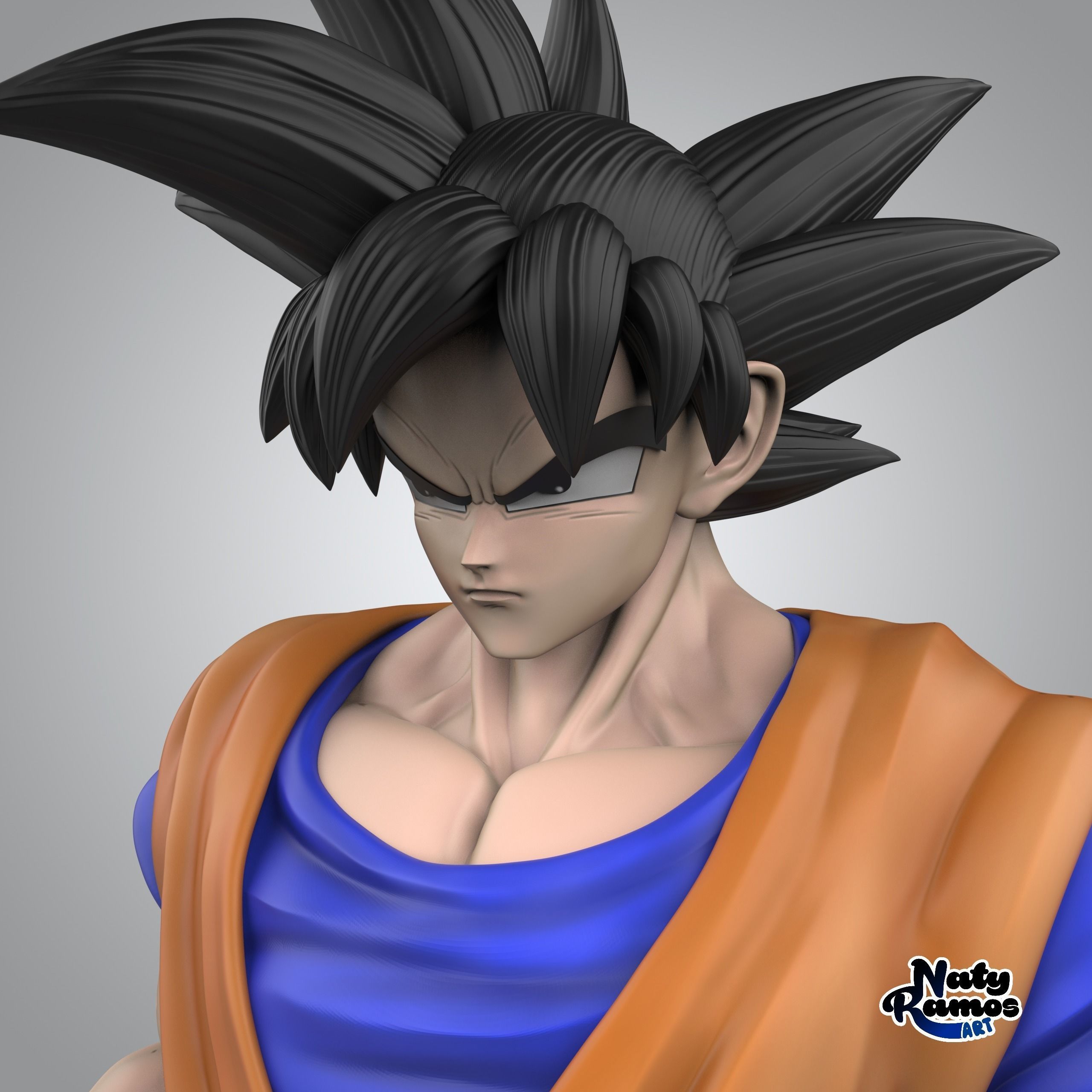 GOKU dragon ball 3D print model_5