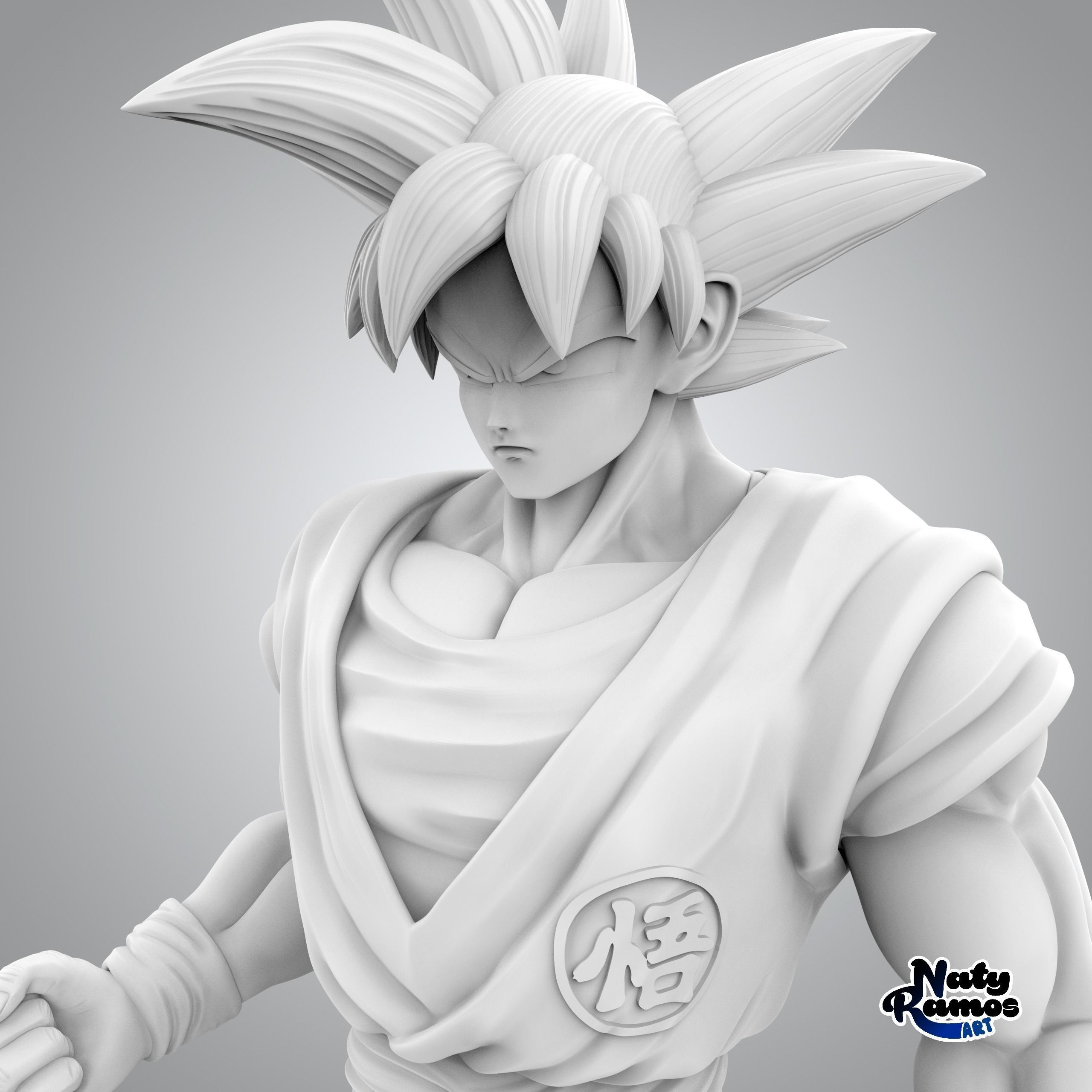 GOKU dragon ball 3D print model_8