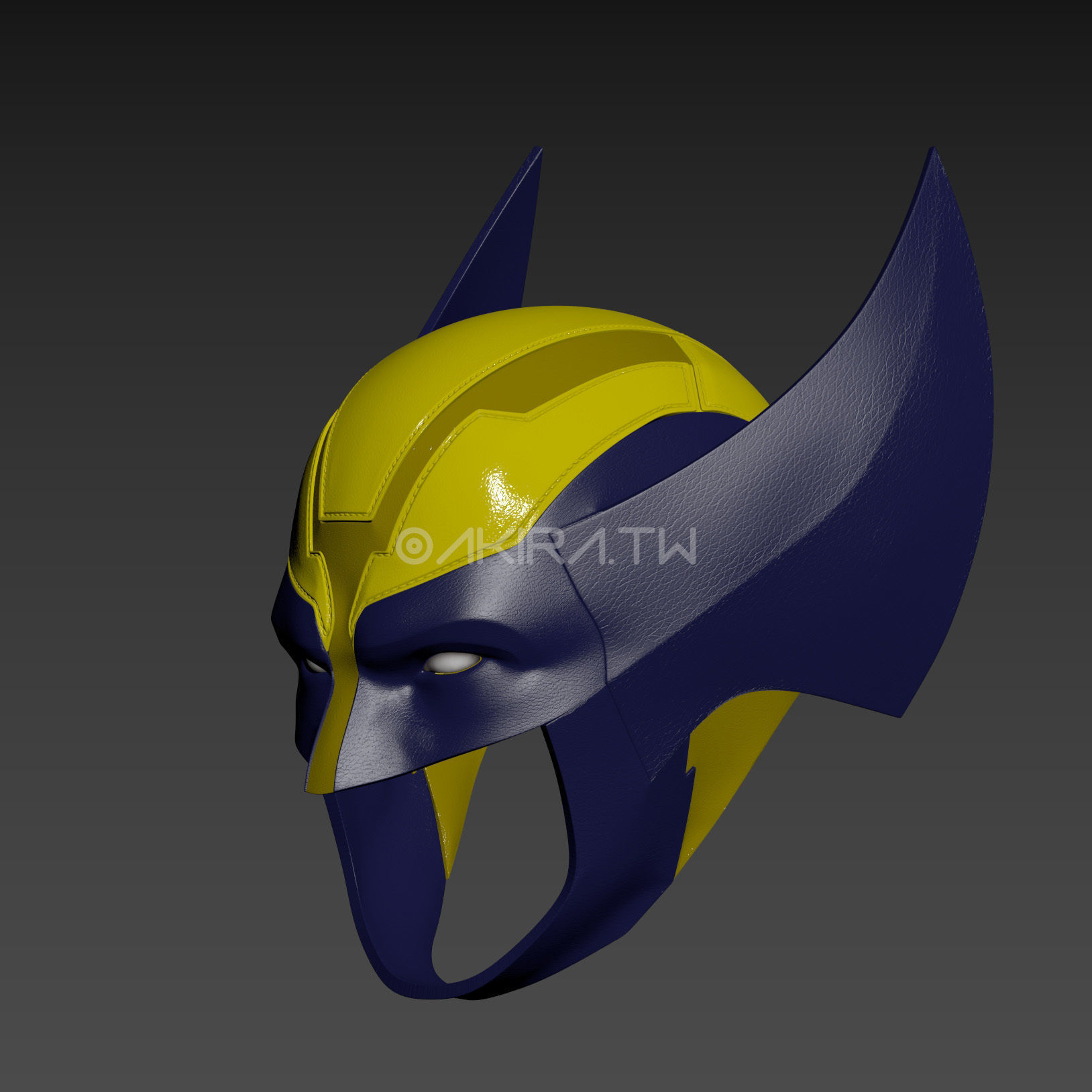 Wolverine Helmet Mask Future Revolution Cosplay 3D print model_1