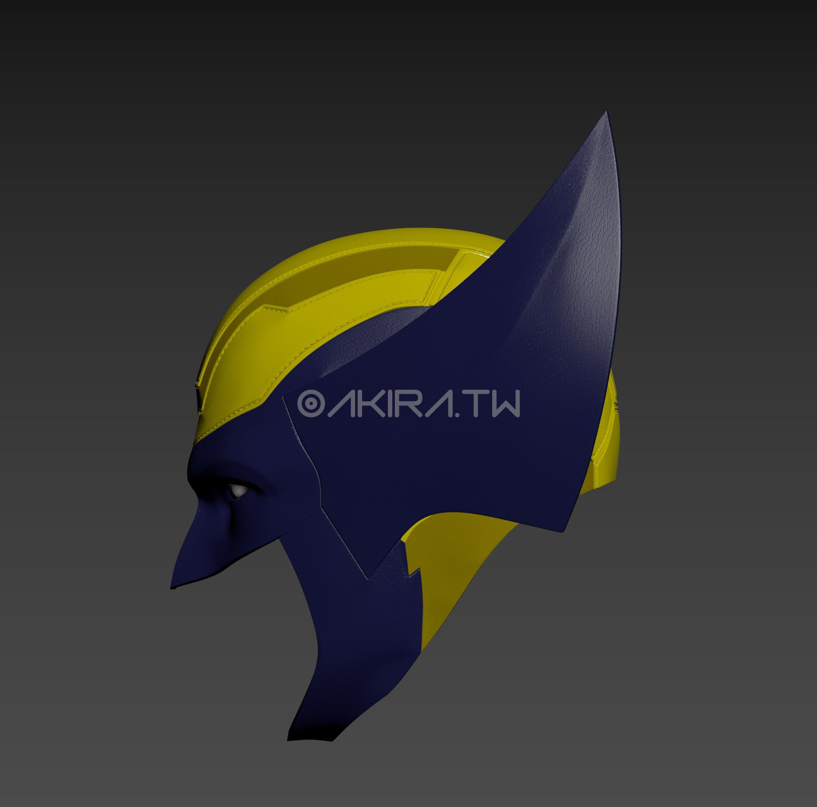 Wolverine Helmet Mask Future Revolution Cosplay 3D print model_2