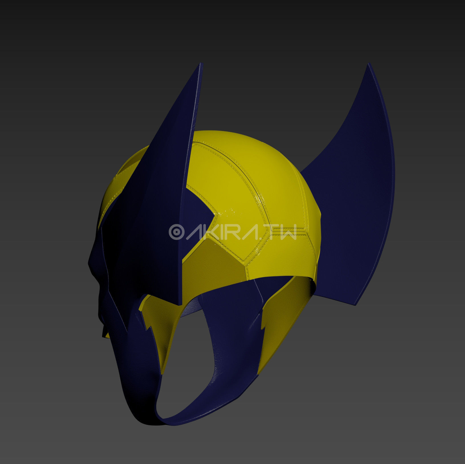 Wolverine Helmet Mask Future Revolution Cosplay 3D print model_3
