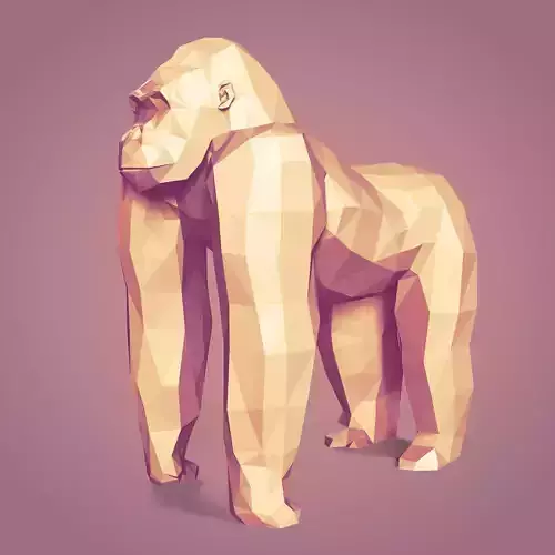 LowPoly Gorilla