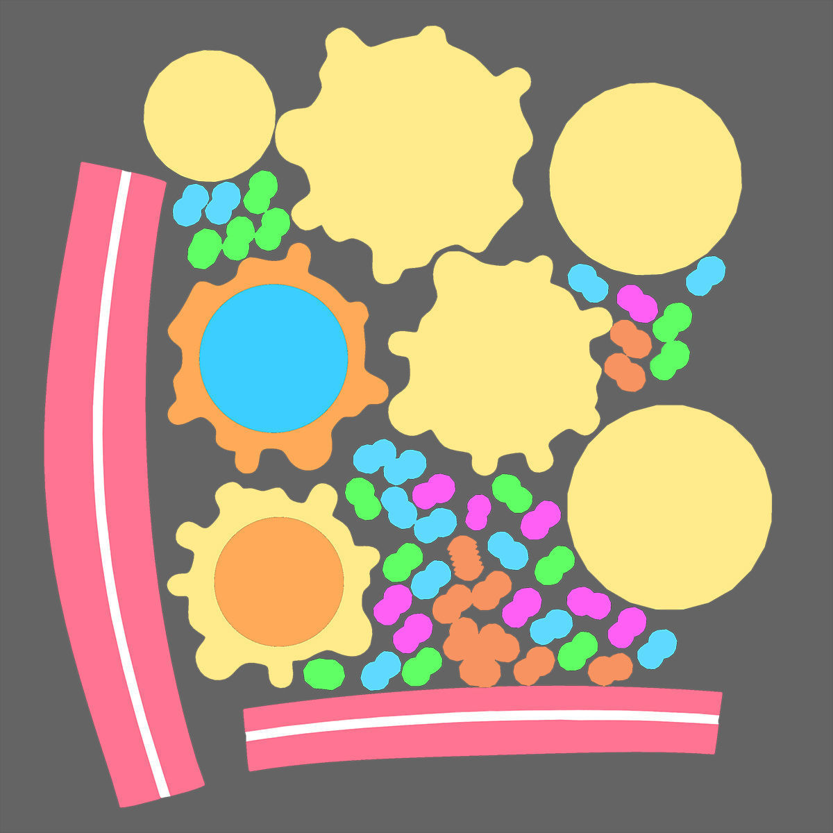 Cartoon Cake Low-poly 3D model_6