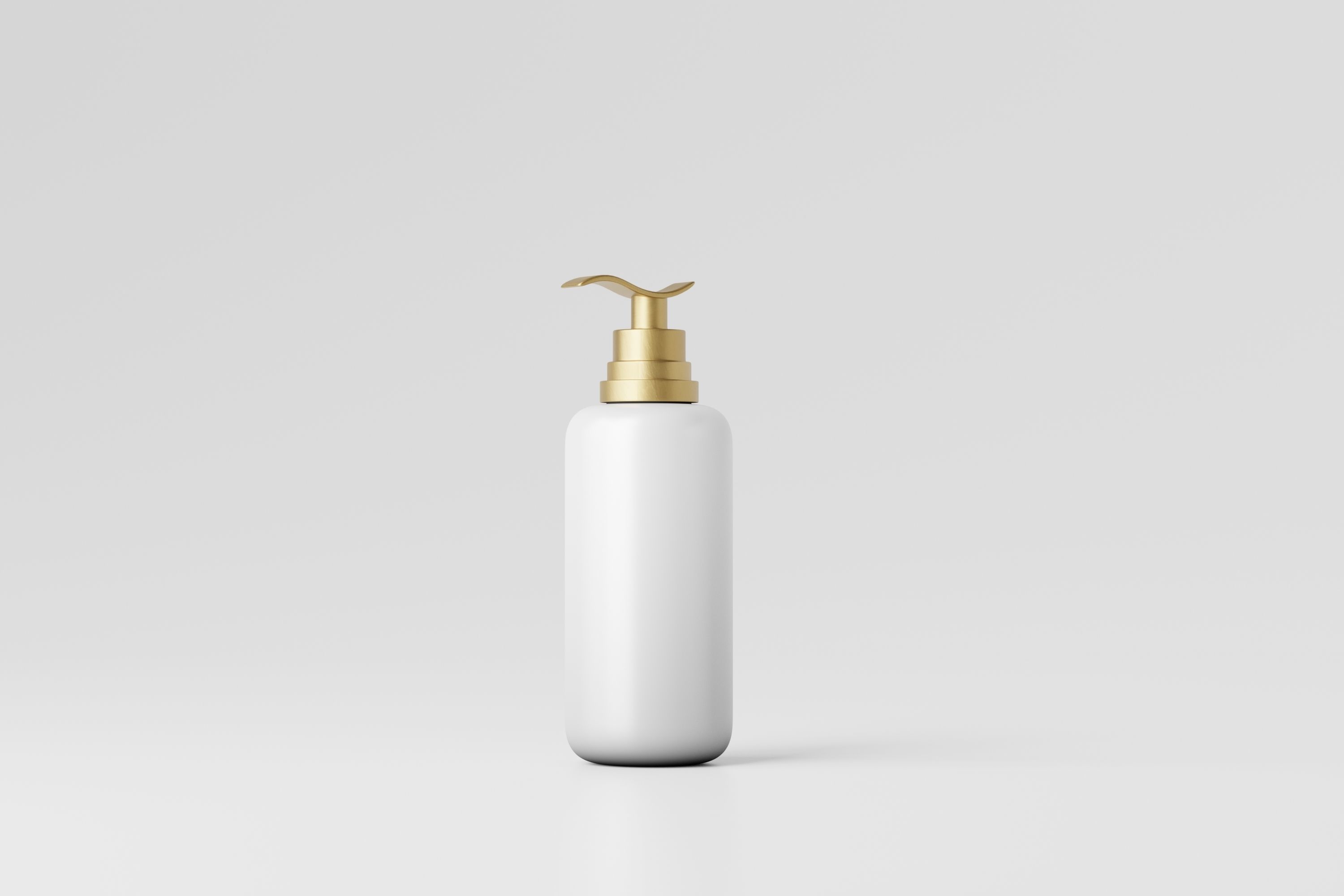 Bottle and tube cosmetic collection Low-poly 3D model_2