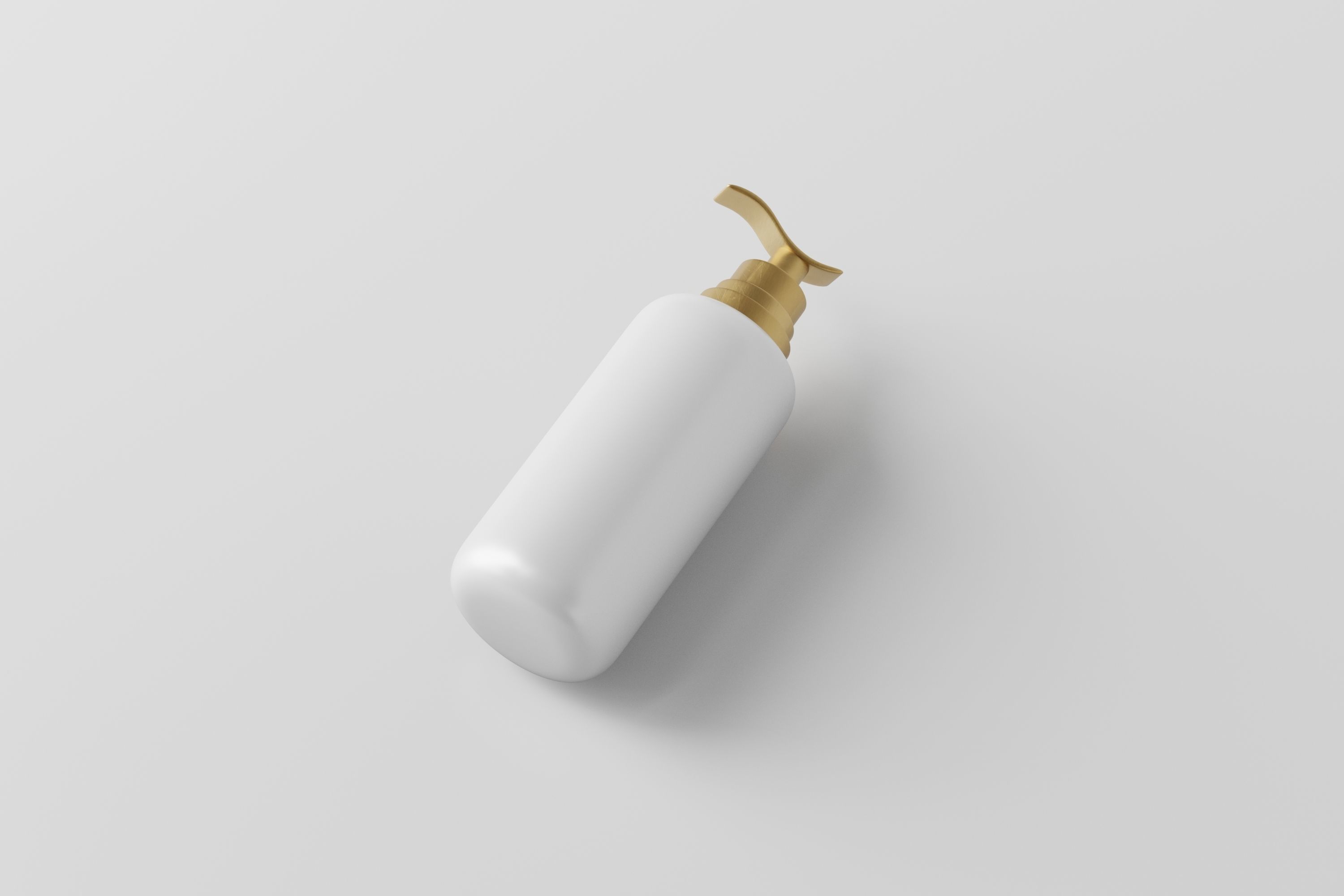 Bottle and tube cosmetic collection Low-poly 3D model_13