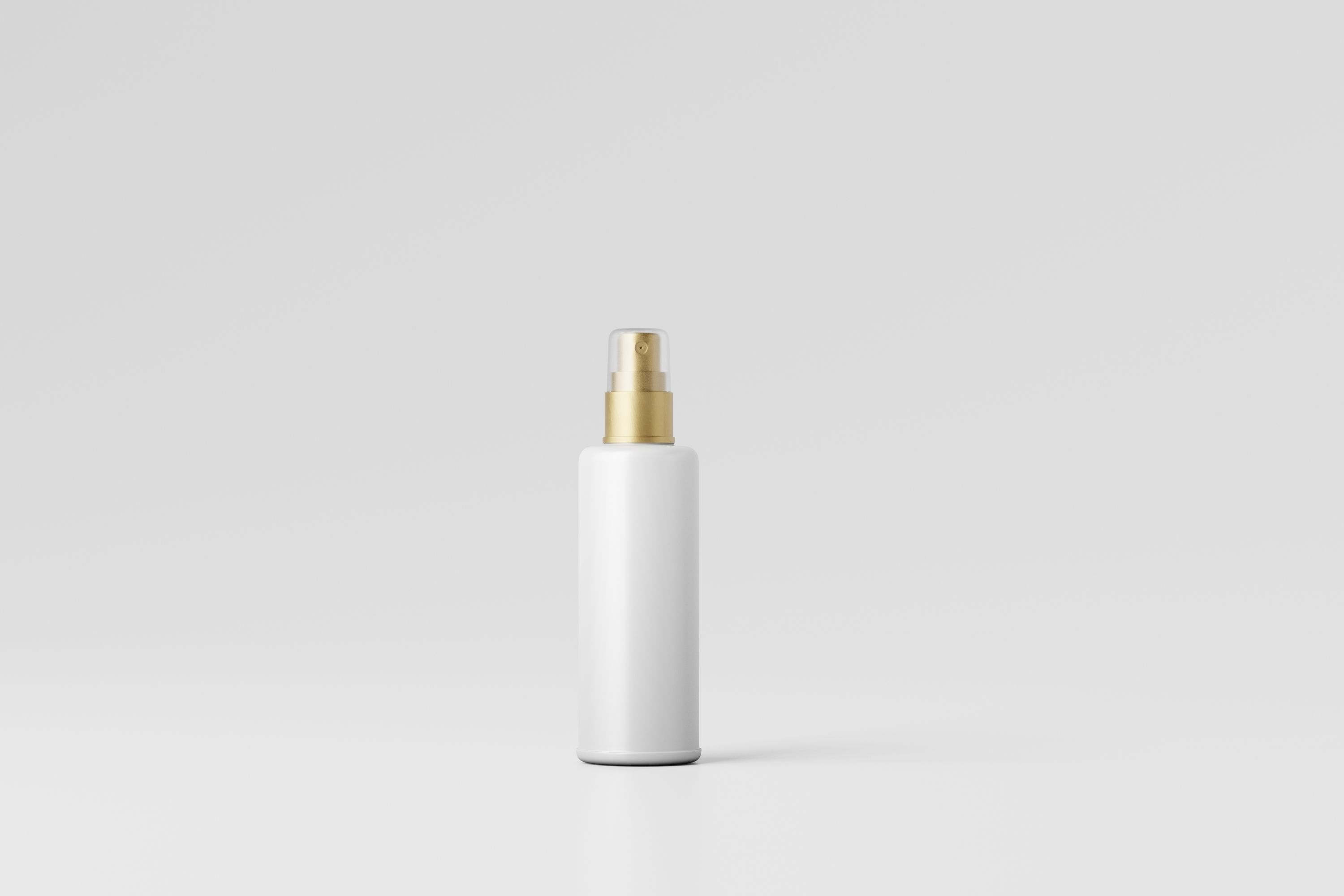 Bottle and tube cosmetic collection Low-poly 3D model_4