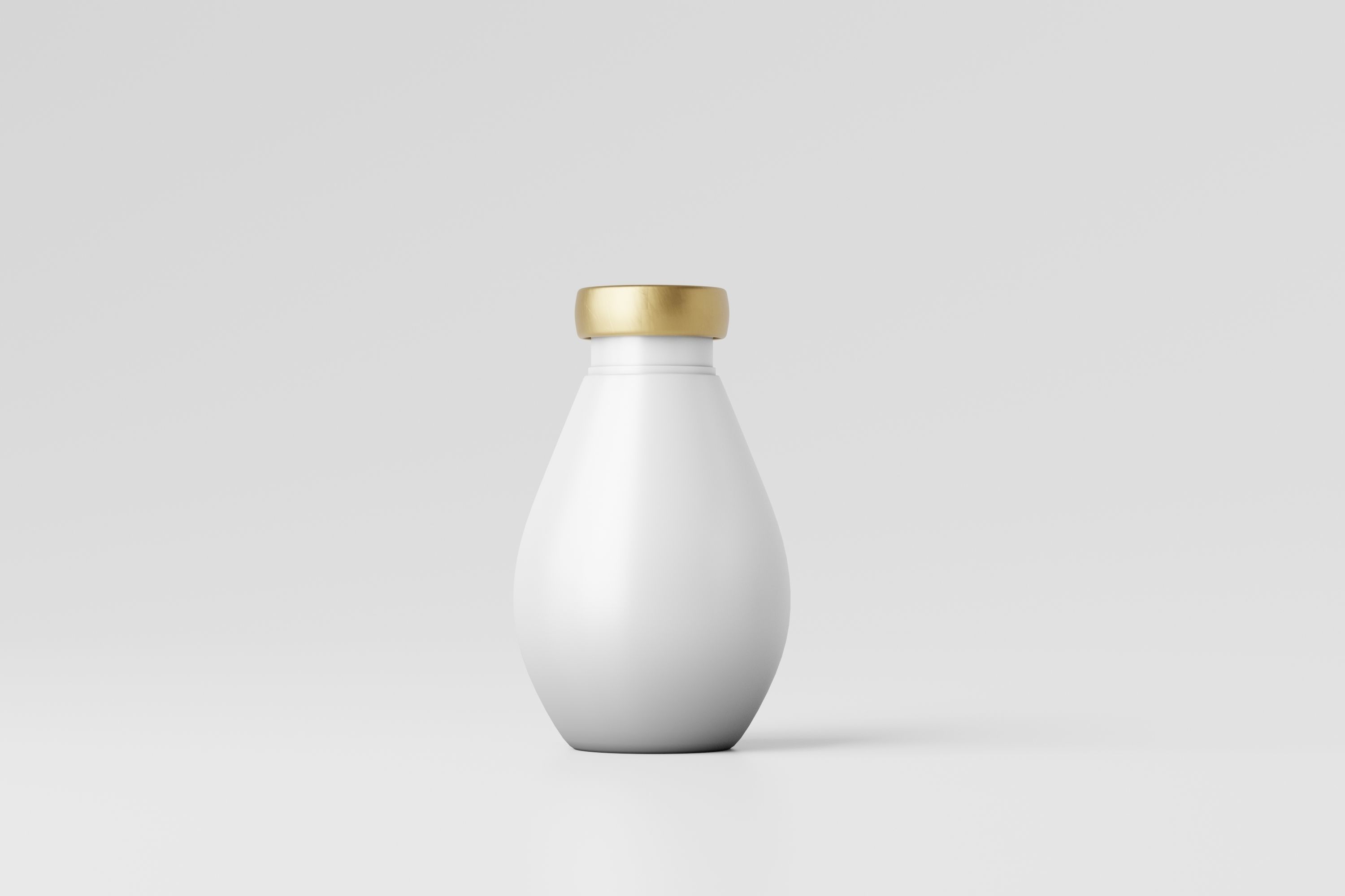 Bottle and tube cosmetic collection Low-poly 3D model_5