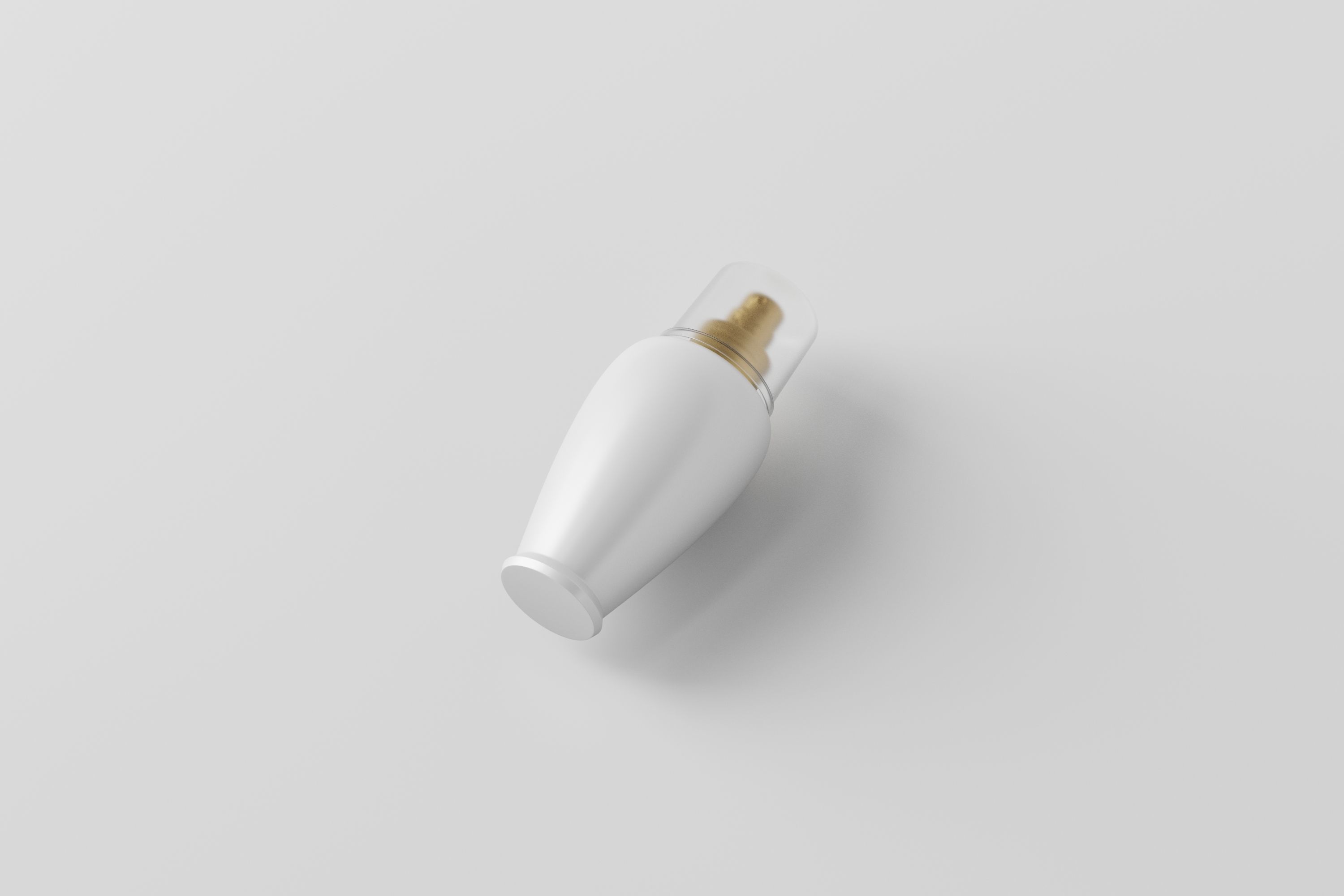 Bottle and tube cosmetic collection Low-poly 3D model_14