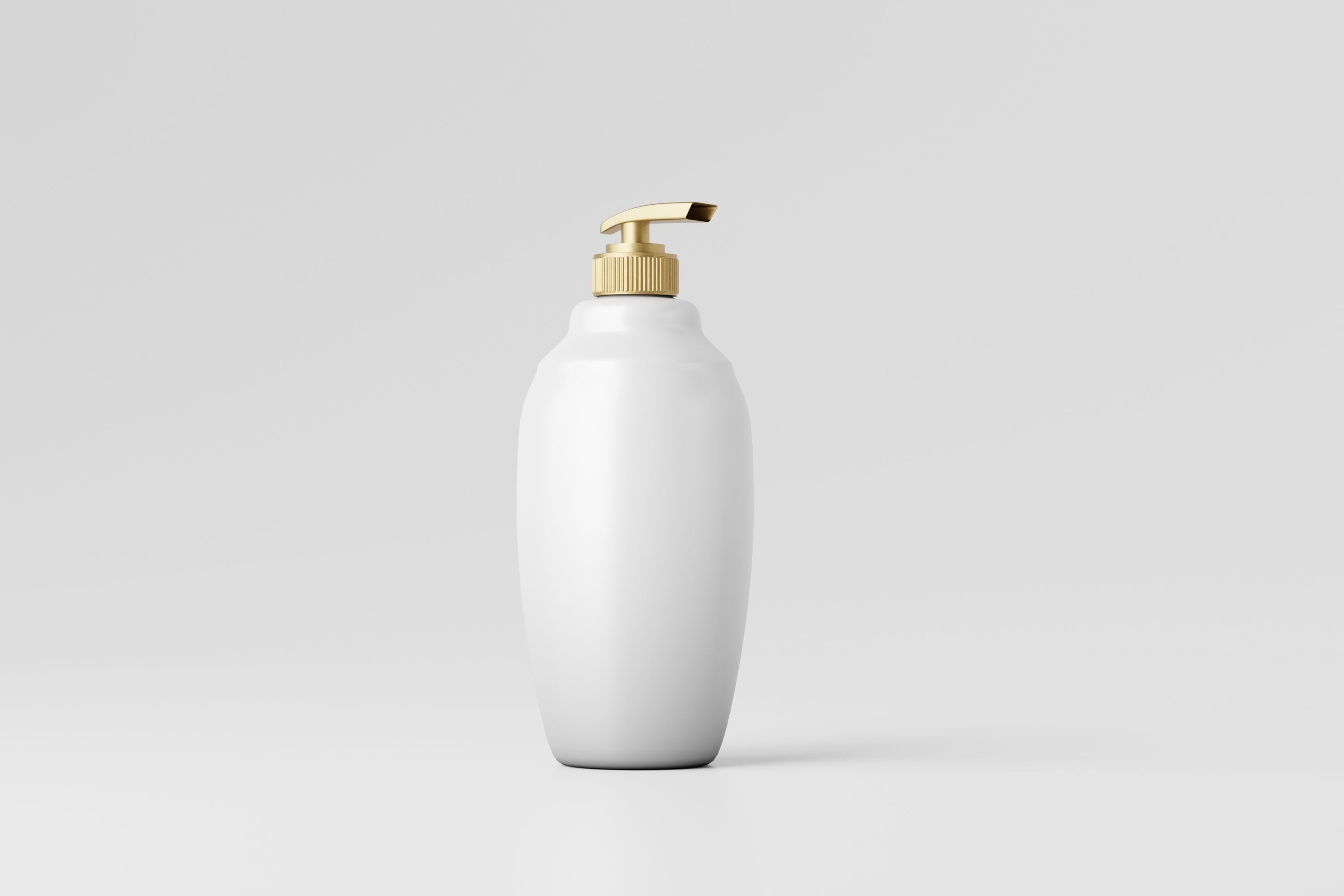 Bottle and tube cosmetic collection Low-poly 3D model_3
