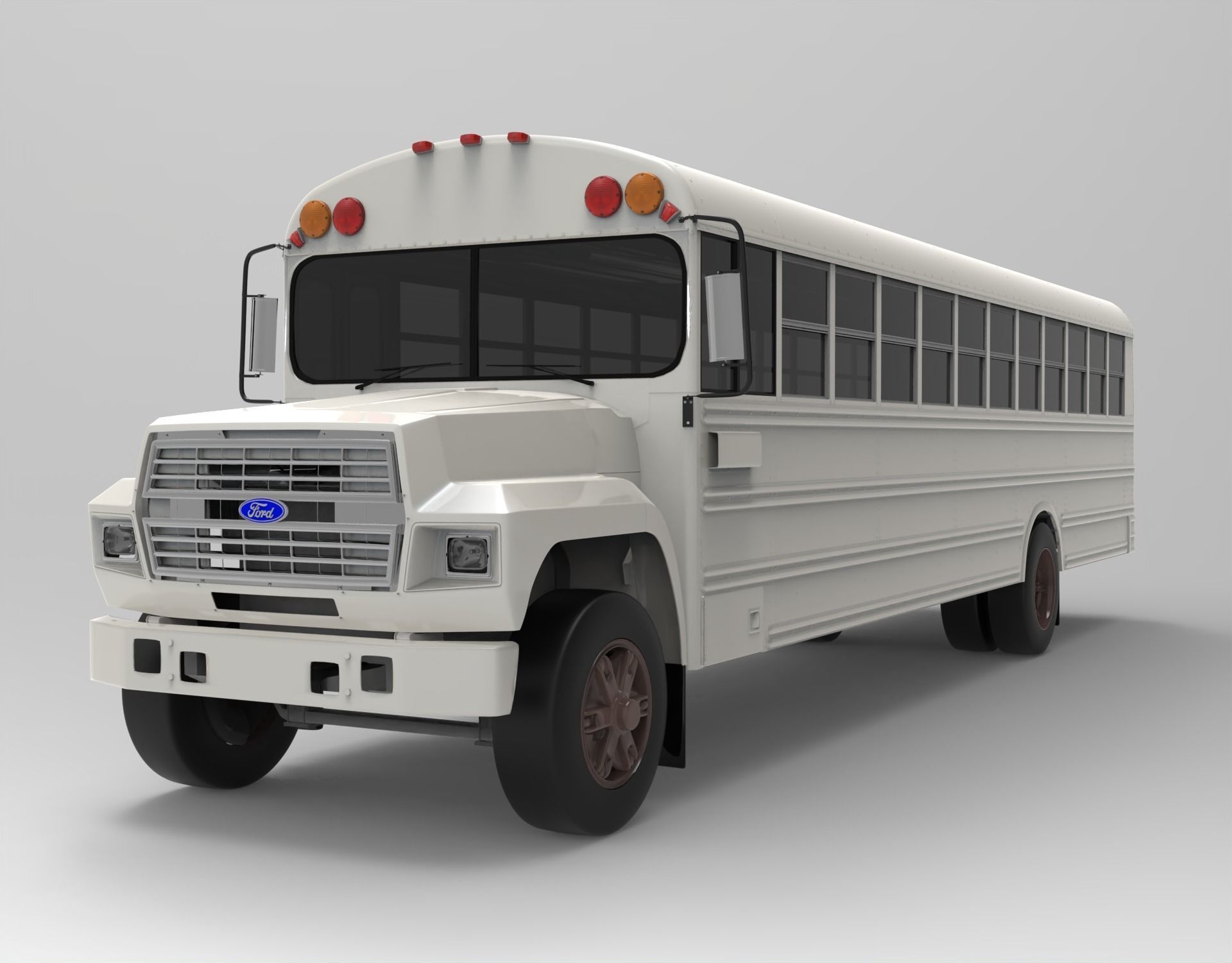 Carpenter School Bus  3D model_13