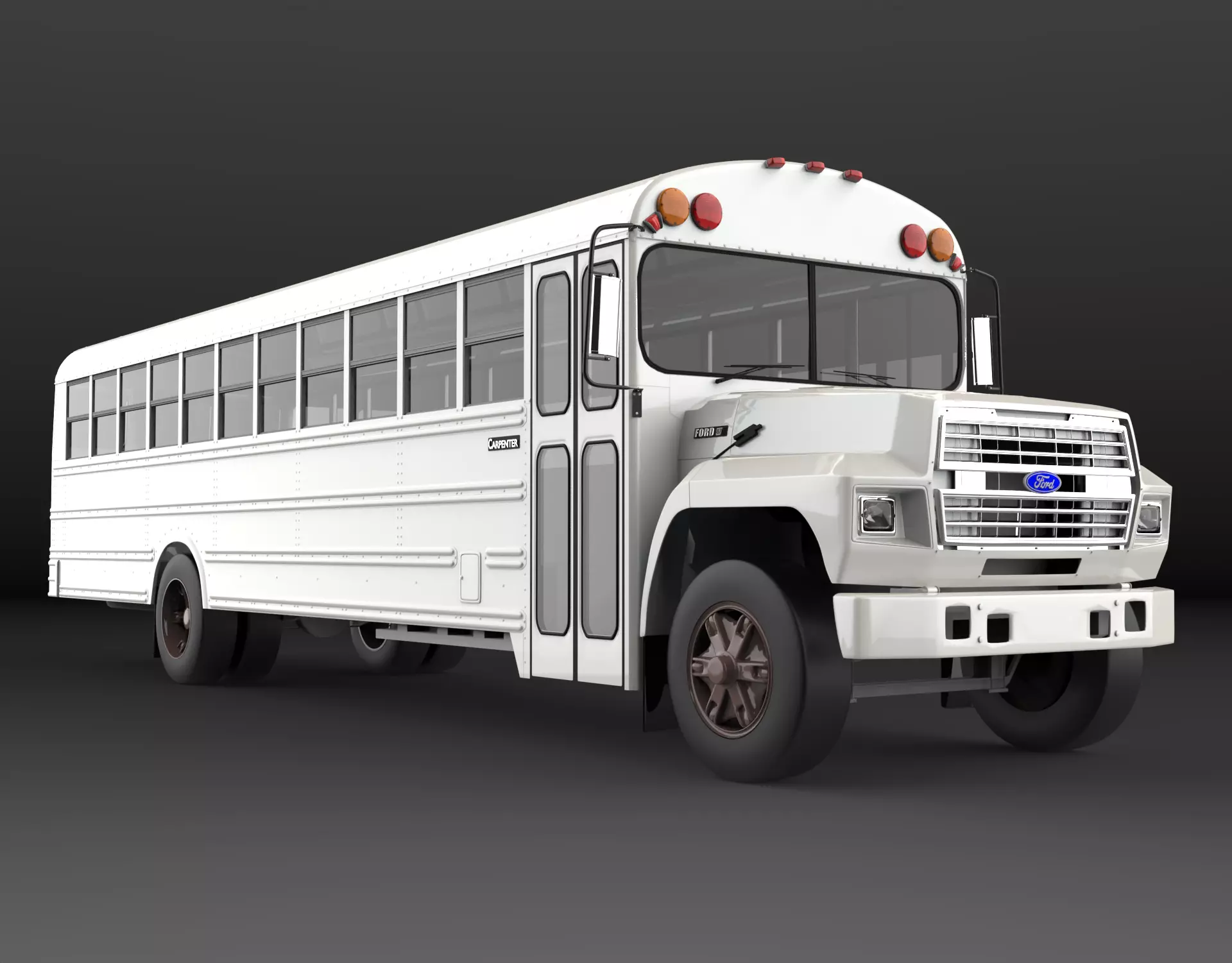 Carpenter School Bus  3D model_0