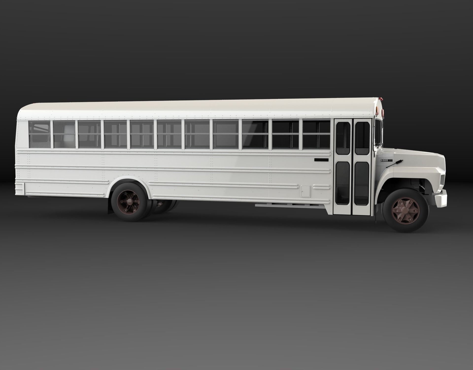 Carpenter School Bus  3D model_2
