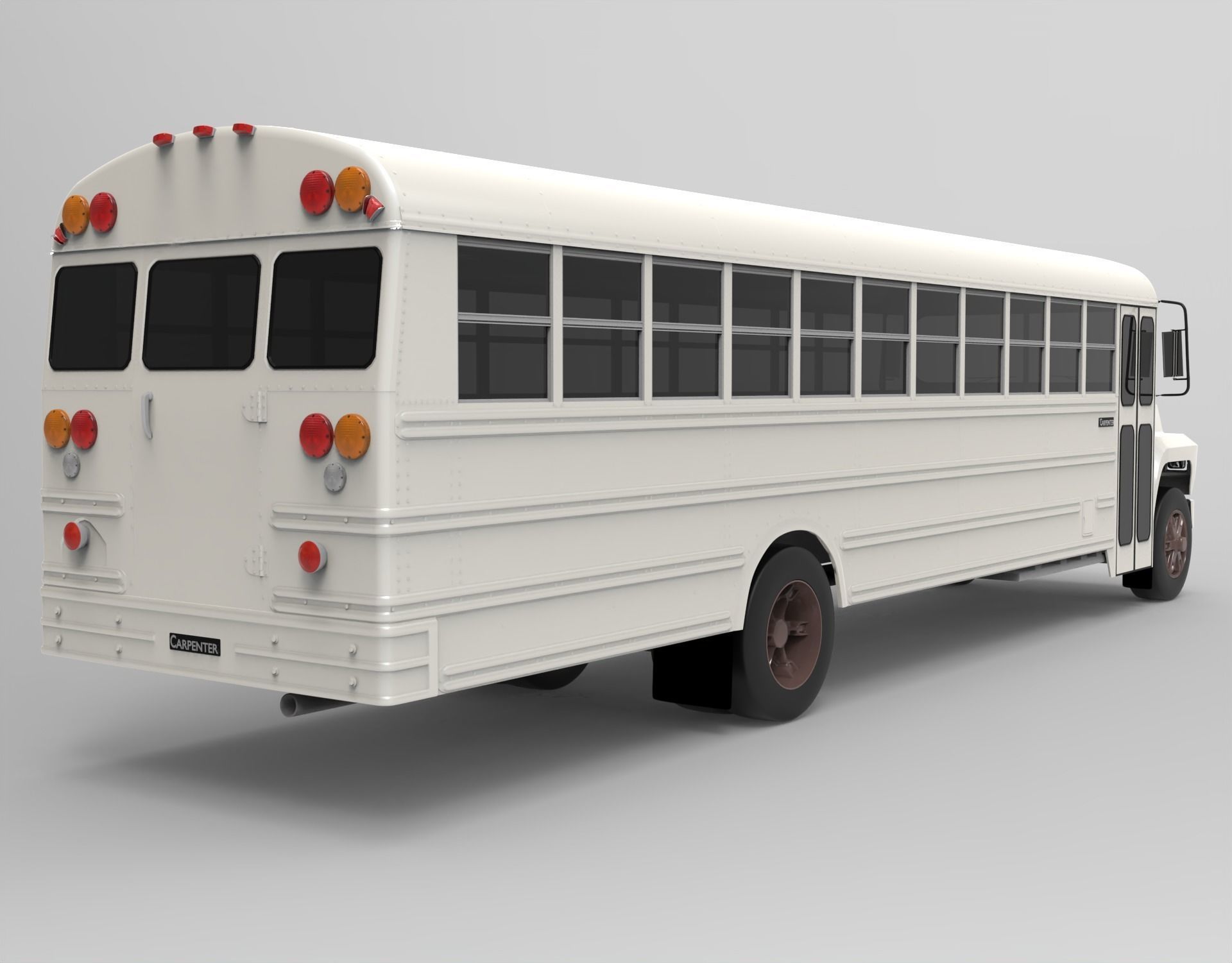 Carpenter School Bus  3D model_11