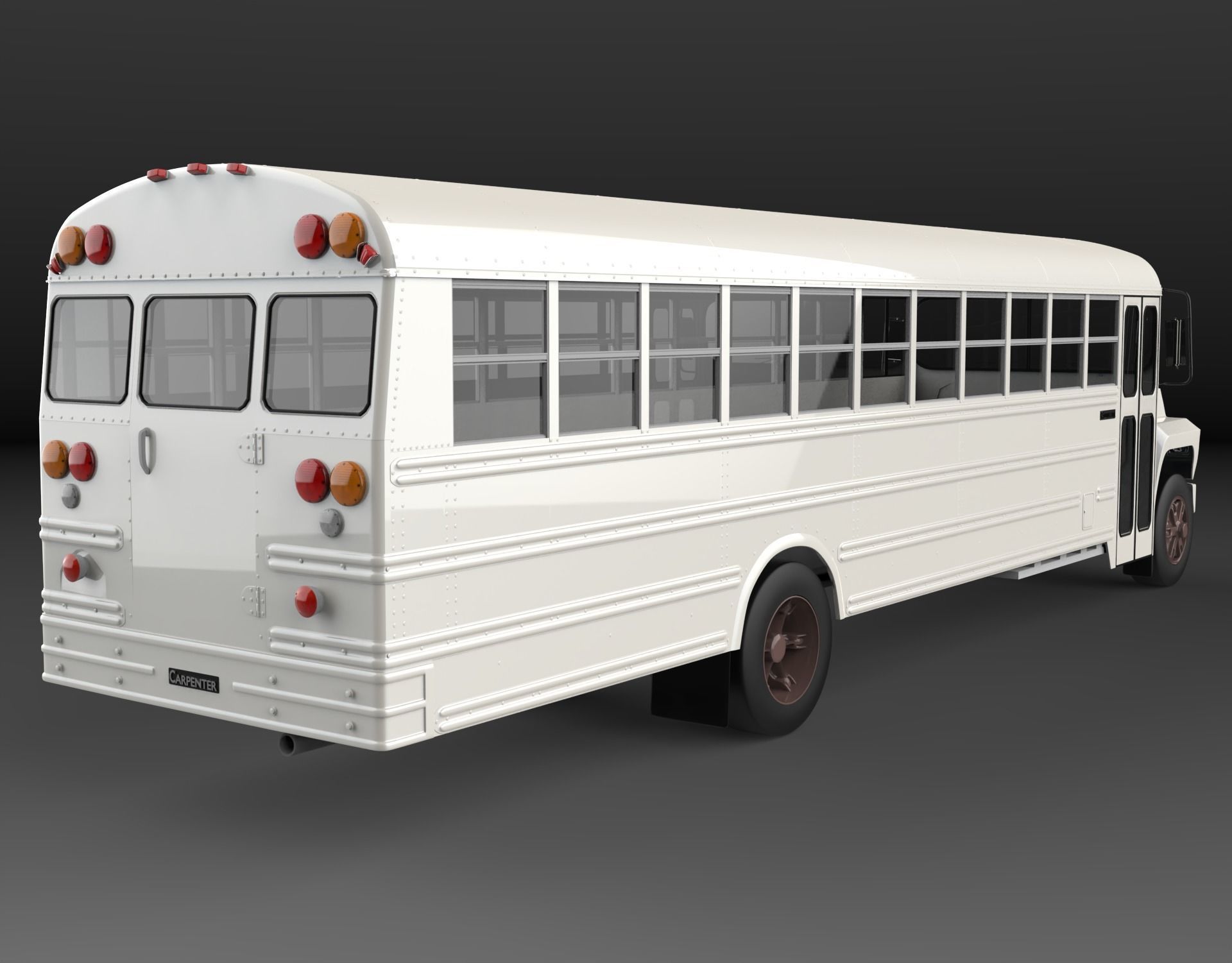 Carpenter School Bus  3D model_1