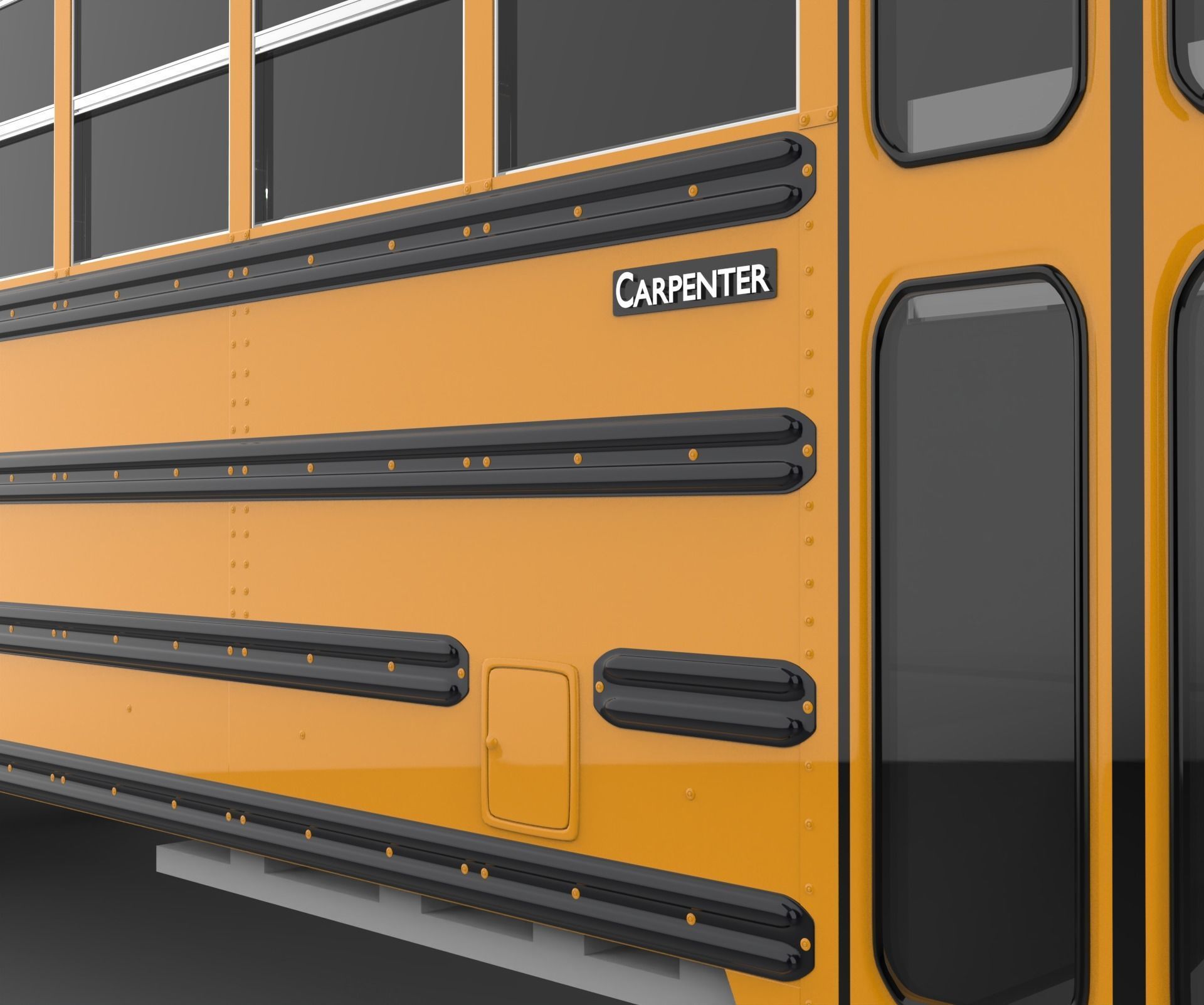 Carpenter School Bus  3D model_8