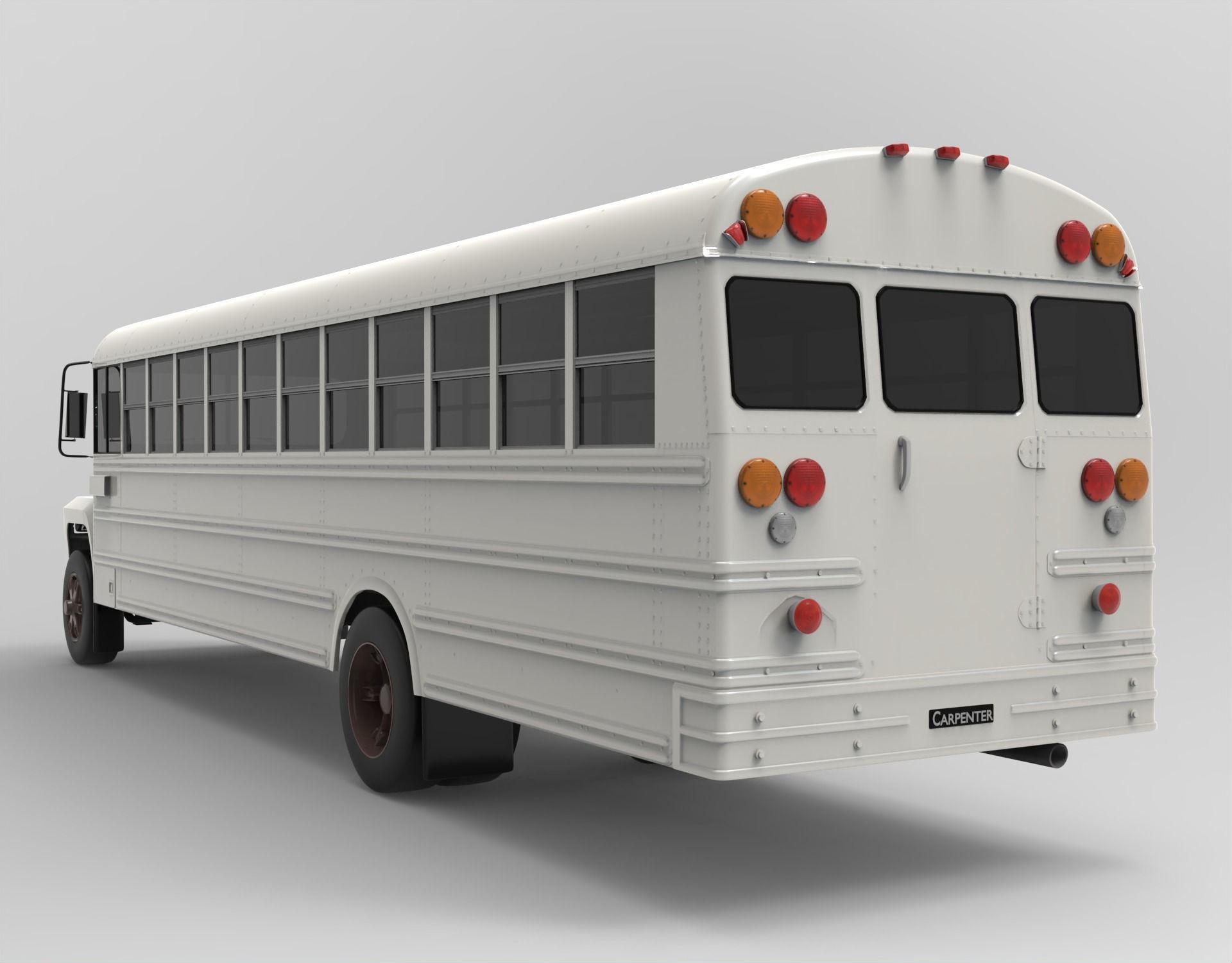 Carpenter School Bus  3D model_10