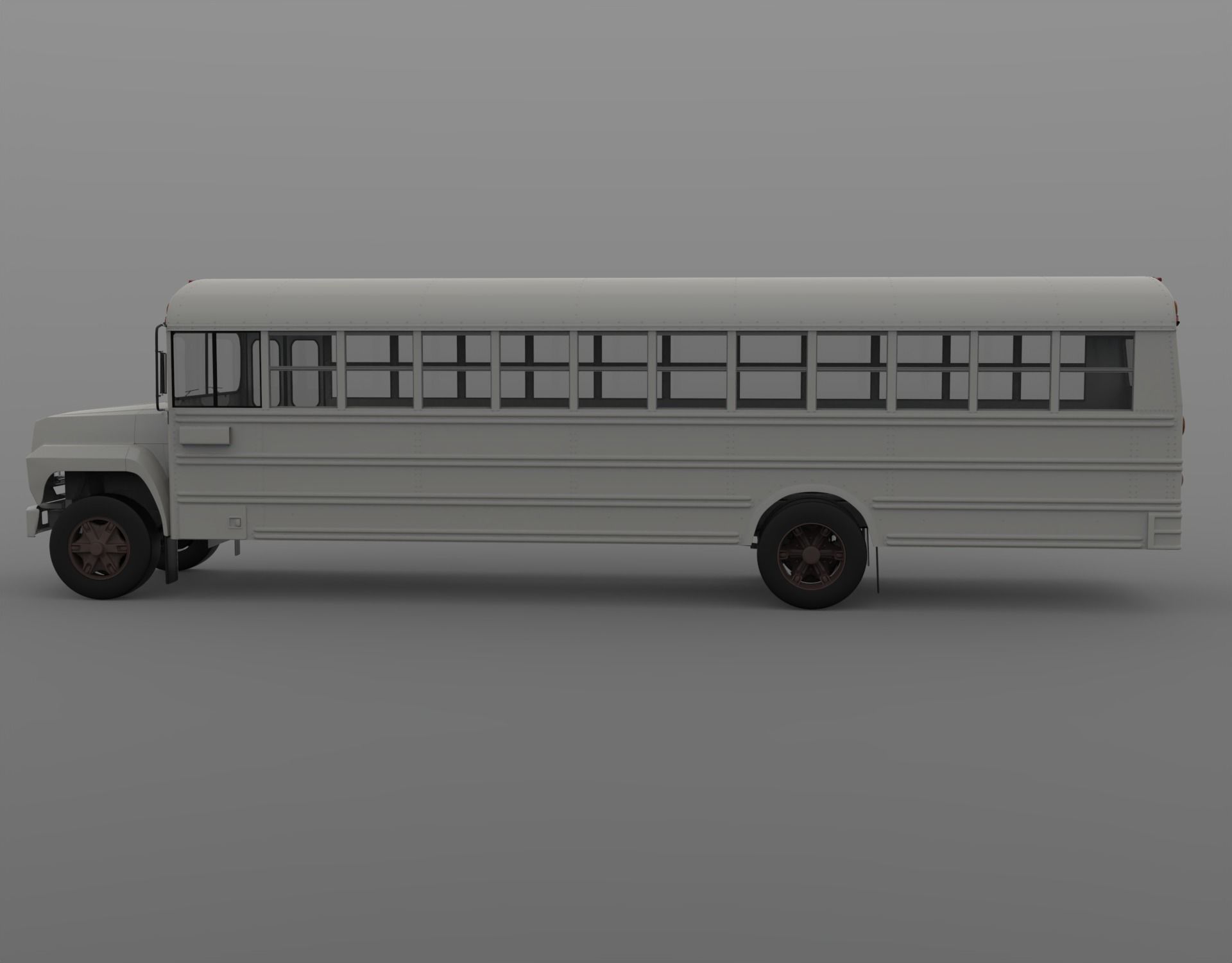 Carpenter School Bus  3D model_3