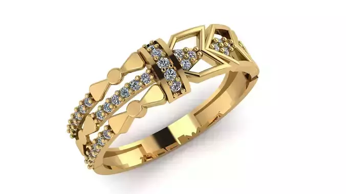 wedding Ring cocktail gemstone printable collection D 017