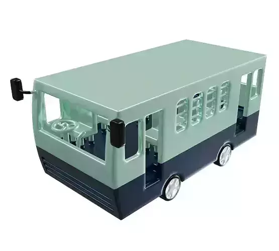 Infant School Bus 3D model
