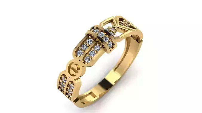 wedding Ring cocktail gemstone printable collection D 019