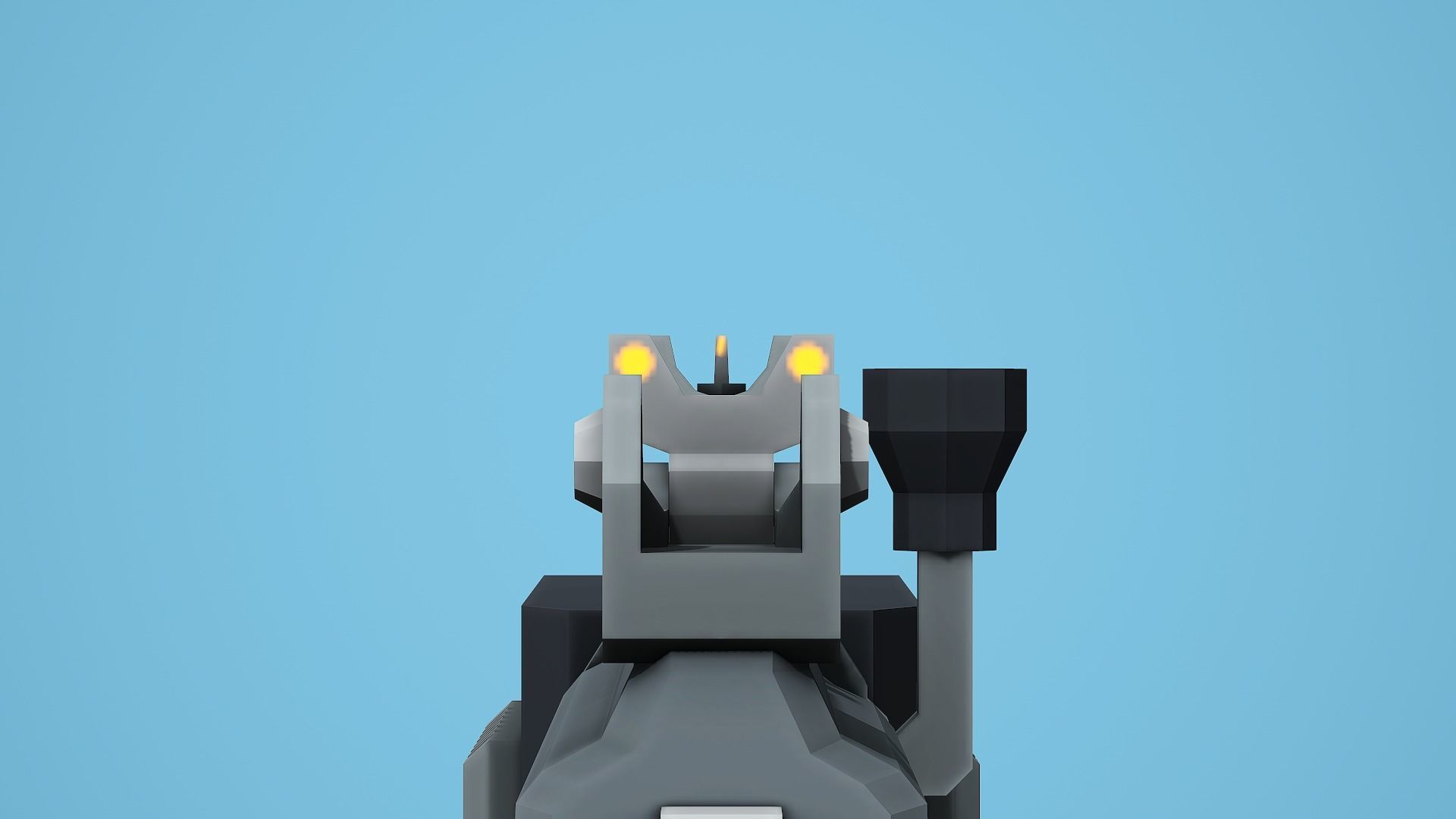 Galil Tactical - Low Poly Mobile Ready Low-poly 3D model_9