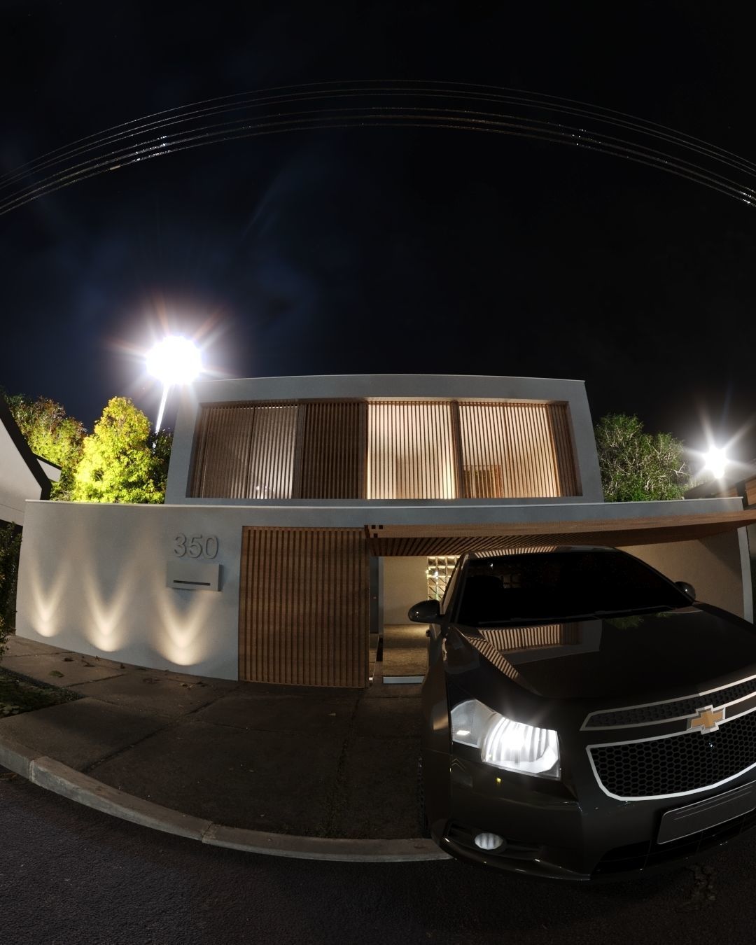 House Nanet exterior scene 3D model 3D model_6